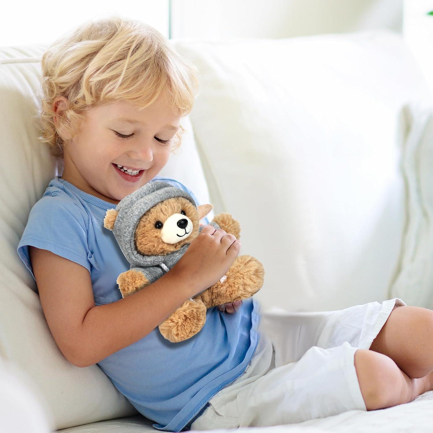 Osito de Peluche Big Hugs con Sudadera y Caja de Regalo