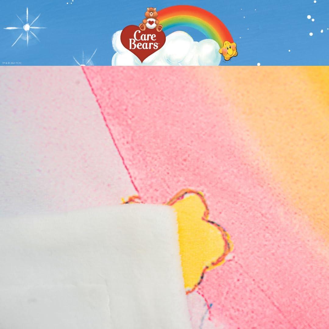 Manta de Peluche Care Bears Franco 116.8x152.4 cm Suave