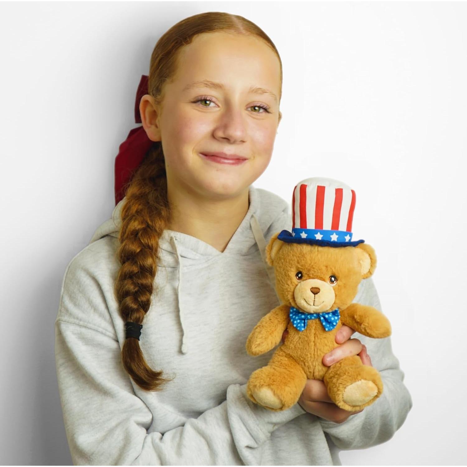 Peluche Eco Plush Tío Sam Deluxe Paws 18 cm 100% Reciclado