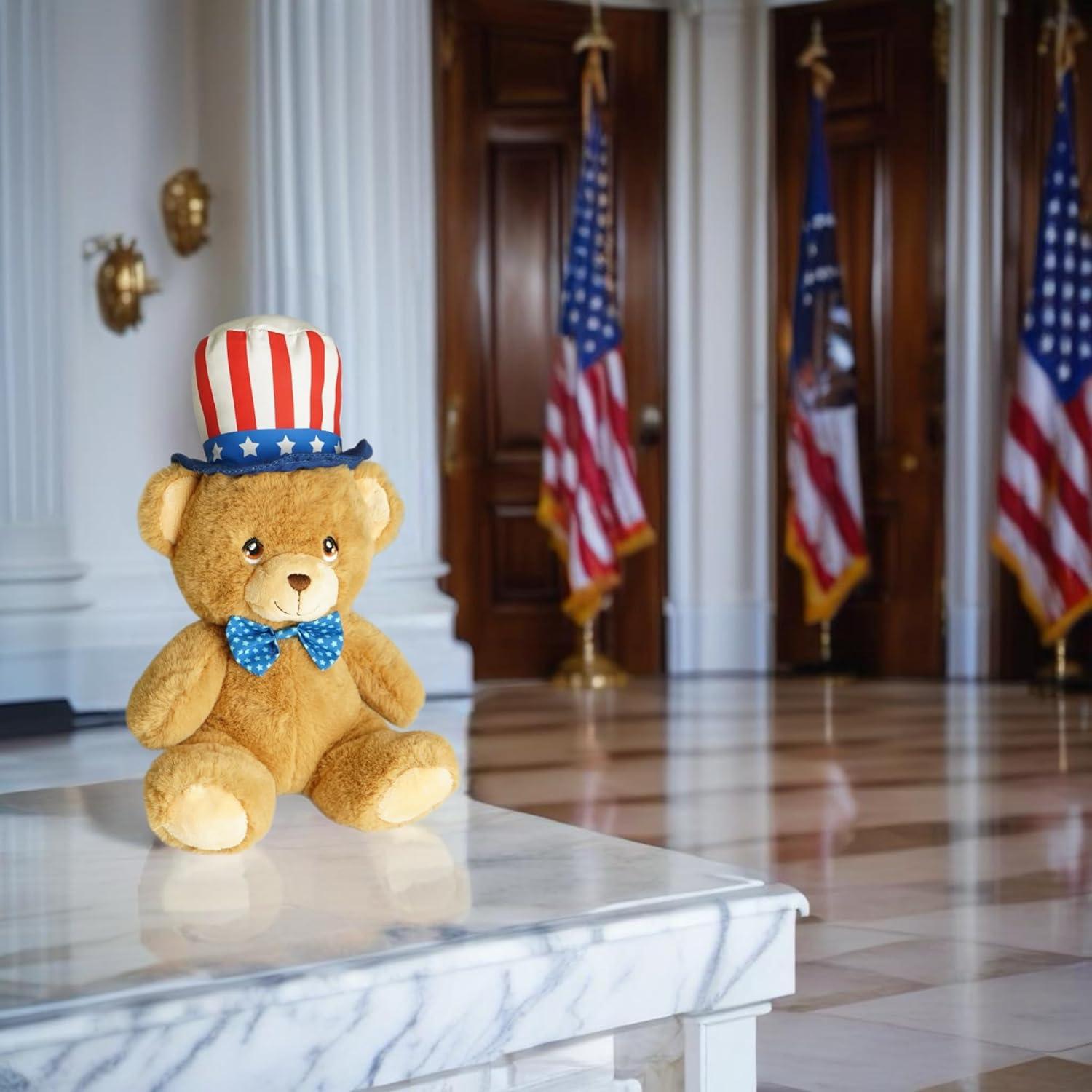 Peluche Eco Plush Tío Sam Deluxe Paws 18 cm 100% Reciclado