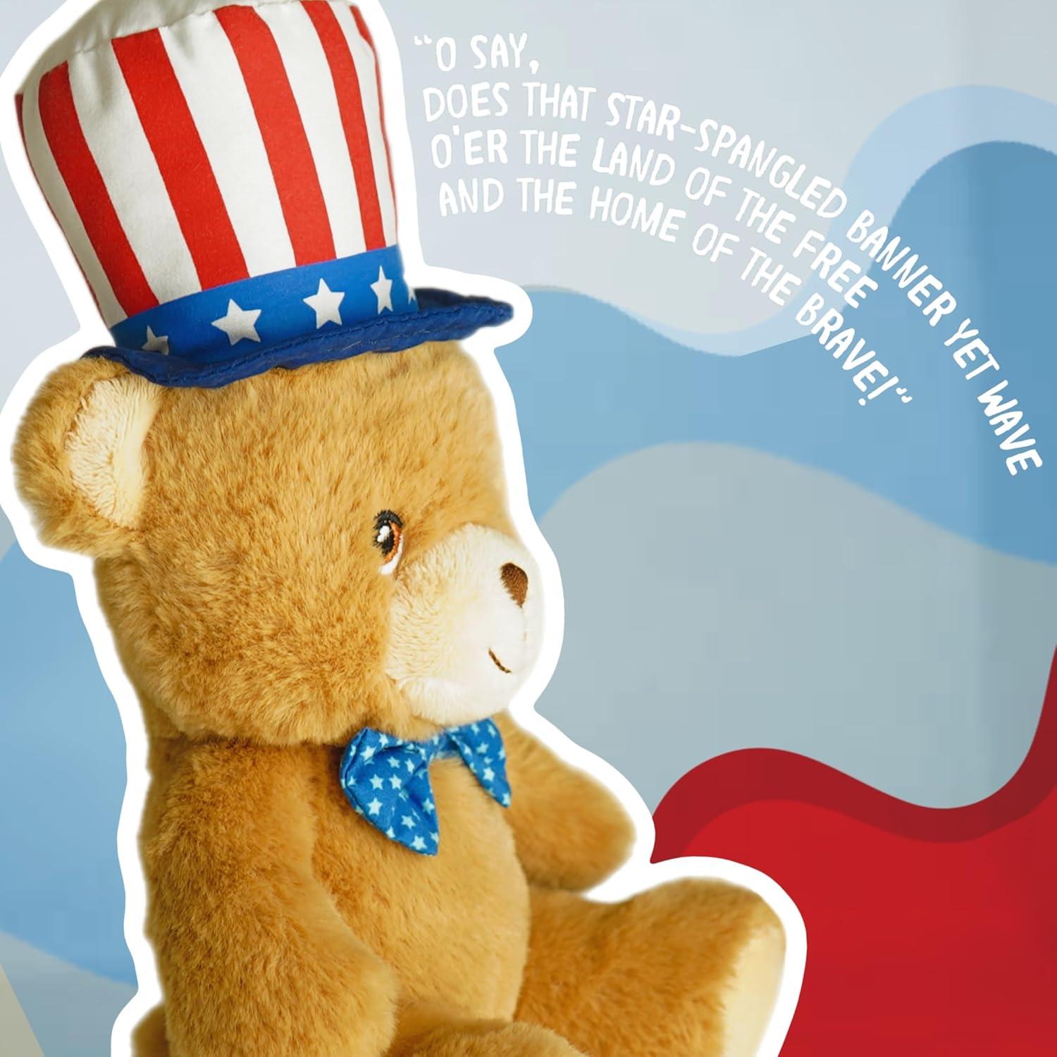 Peluche Eco Plush Tío Sam Deluxe Paws 18 cm 100% Reciclado