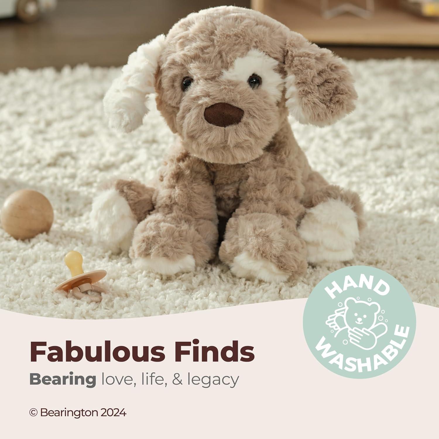 Perro de Peluche Bearington Pal Beige y Marrón 28 cm