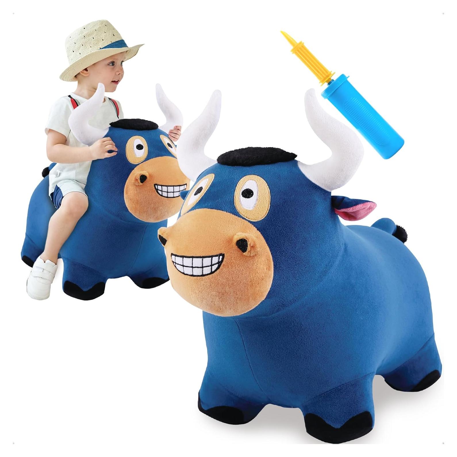 Juguete Inflable Toro Saltarín iPlay, iLearn 1.5kg 55.88cm