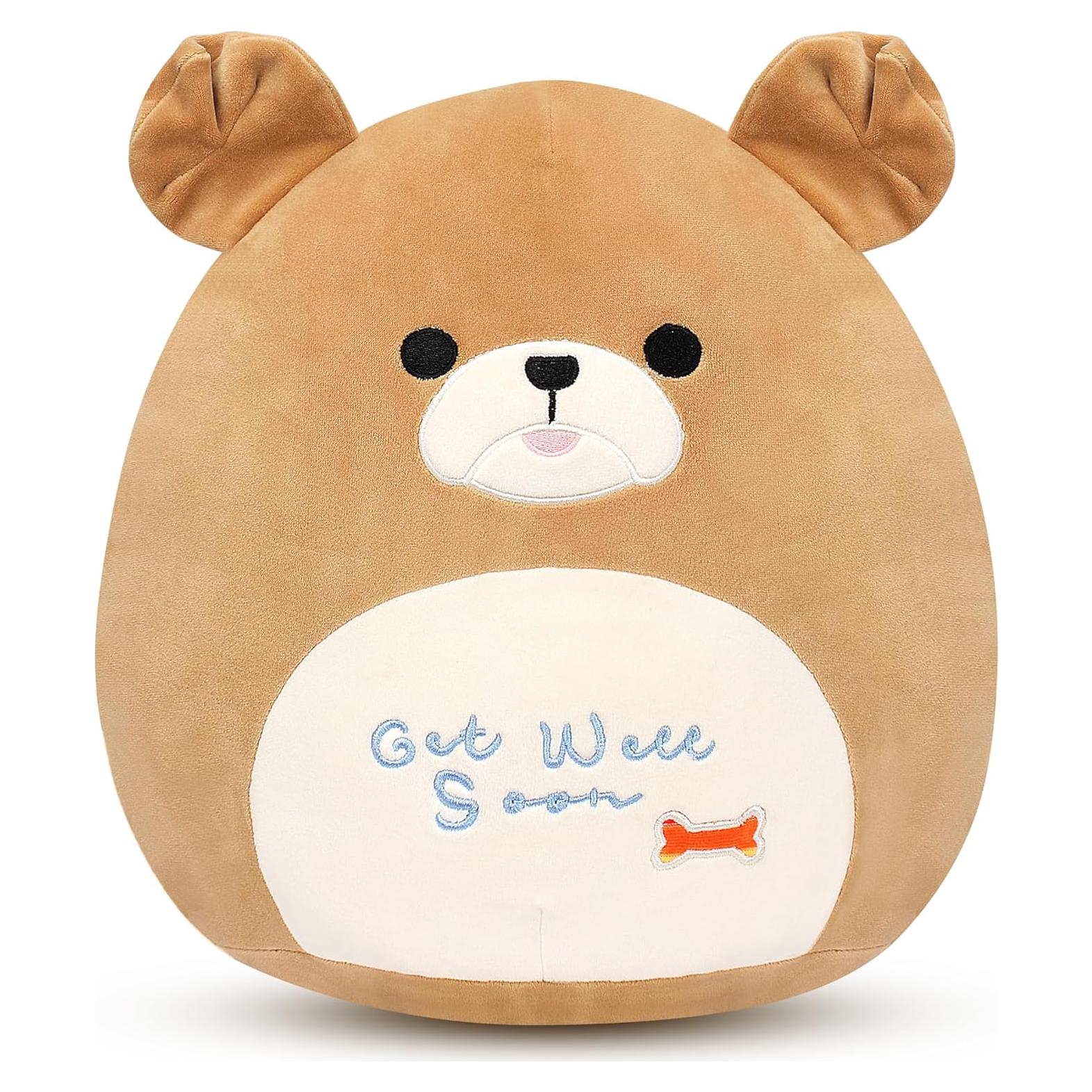 Almohada de Peluche Perro Shar Pei Easfan 35.6 cm Marrón