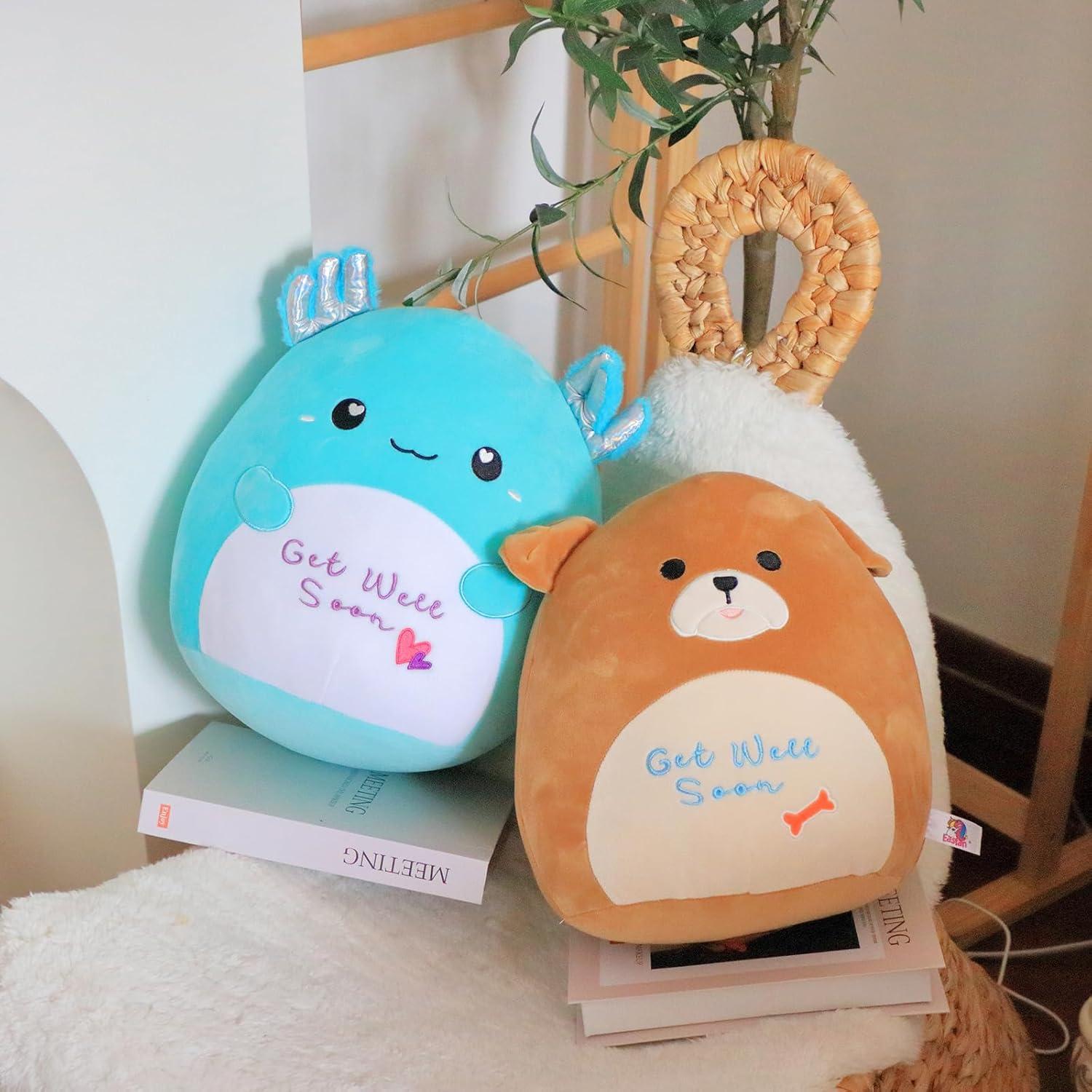 Almohada de Peluche Perro Shar Pei Easfan 35.6 cm Marrón