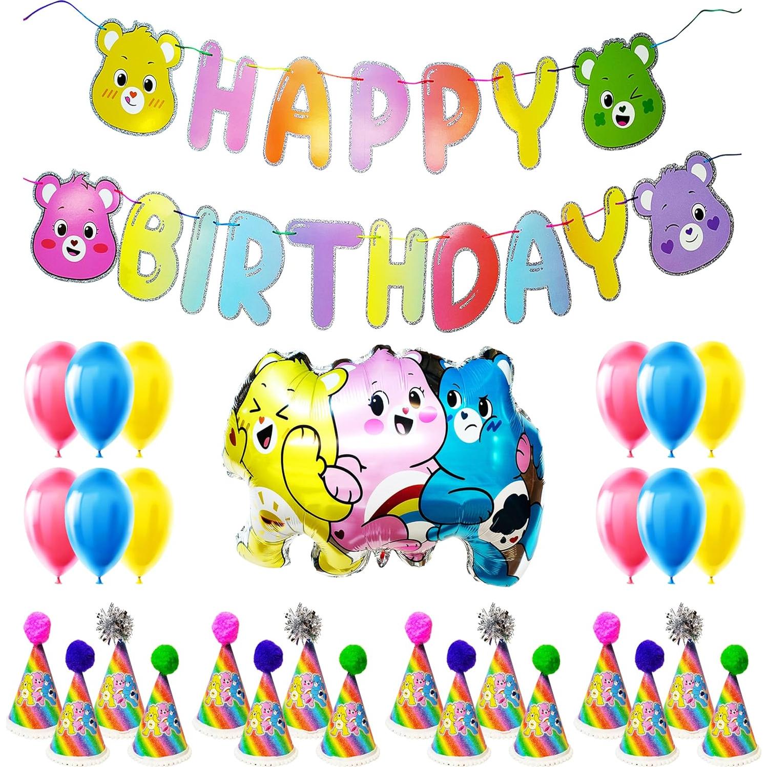 Decoraciones de Cumpleaños Care Bears 31pc H.E.R. Accessories