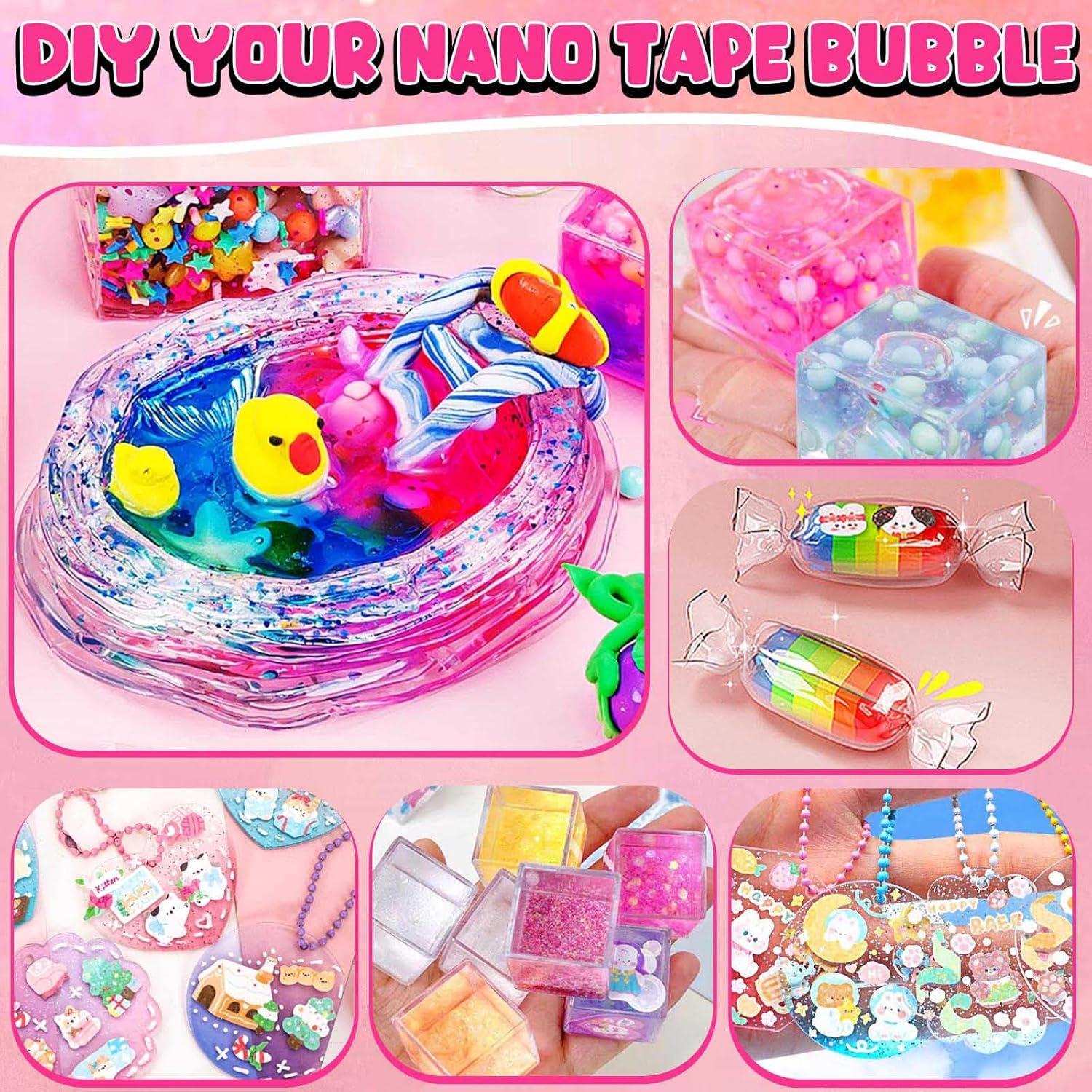 Kit de Burbuja de Cinta Nano ZiZa para Niños - DIY Rosa