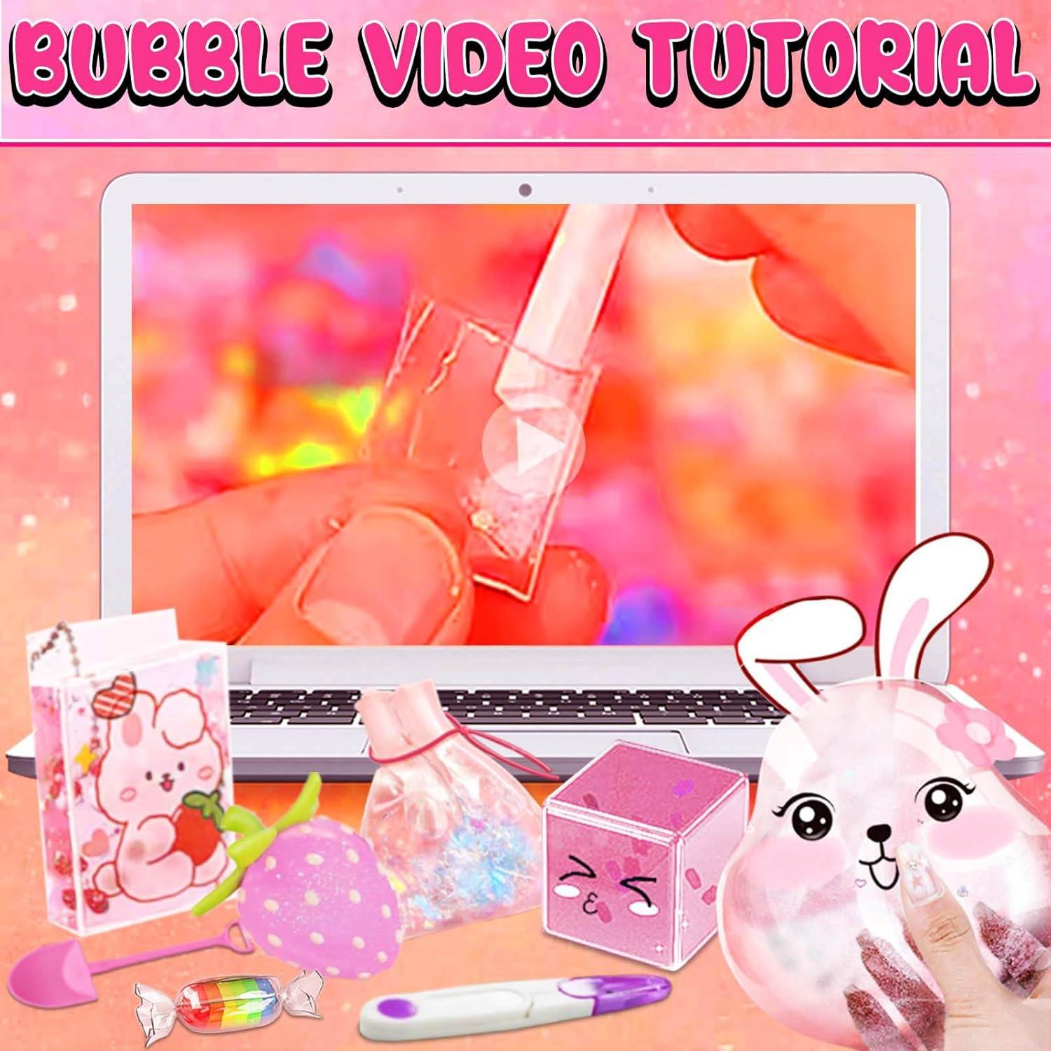 Kit de Burbuja de Cinta Nano ZiZa para Niños - DIY Rosa