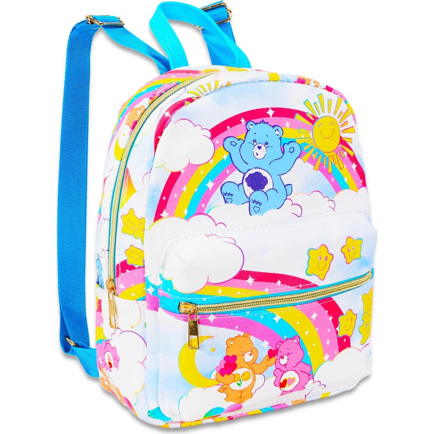 Mochila Mini Care Bears para Niñas - Cuero Sintético 25cm