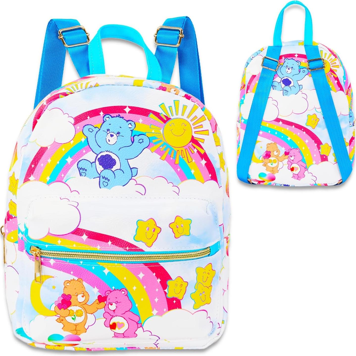 Mochila Mini Care Bears para Niñas - Cuero Sintético 25cm