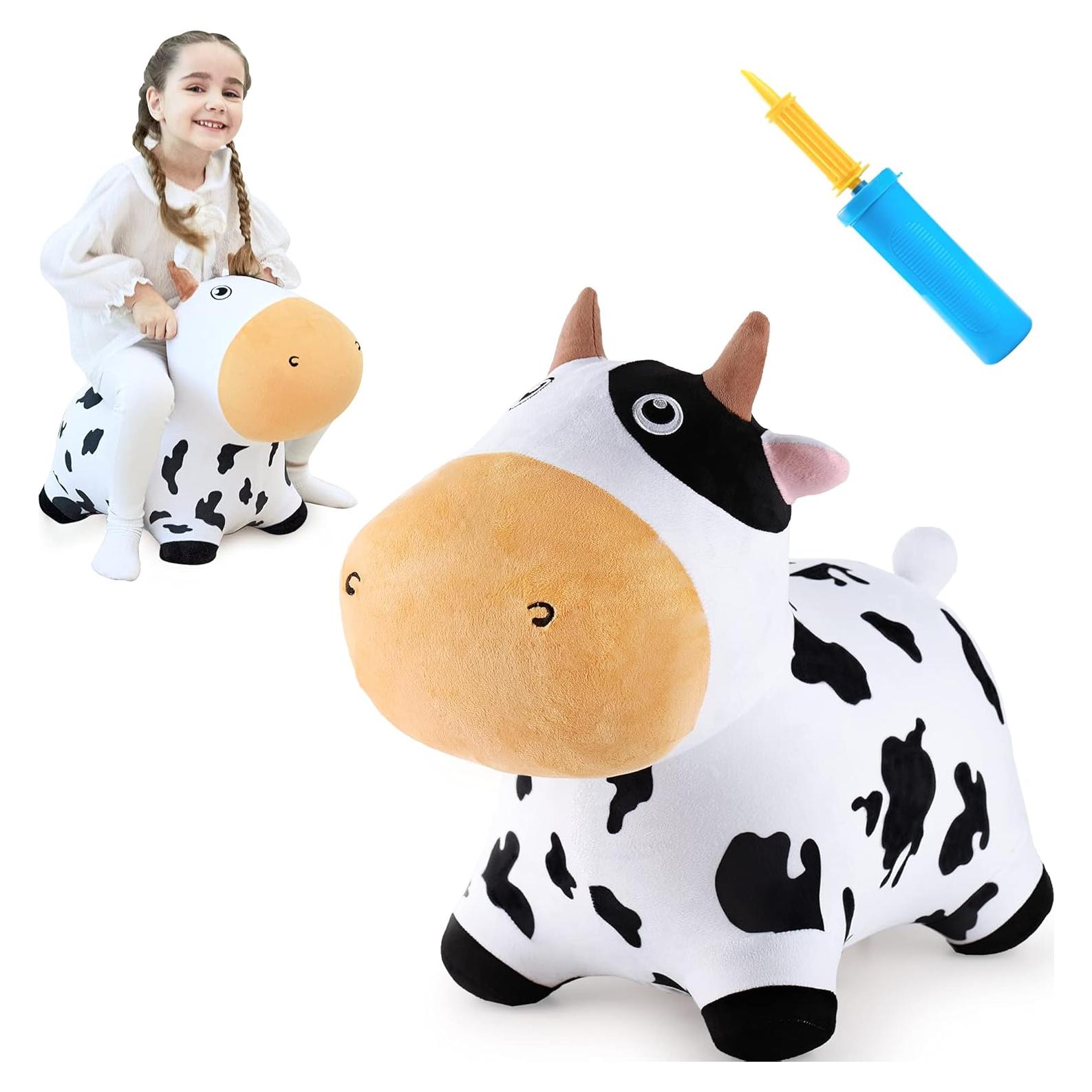 Juguete Inflable Vaca Lechera iPlay, iLearn 36x28x48cm
