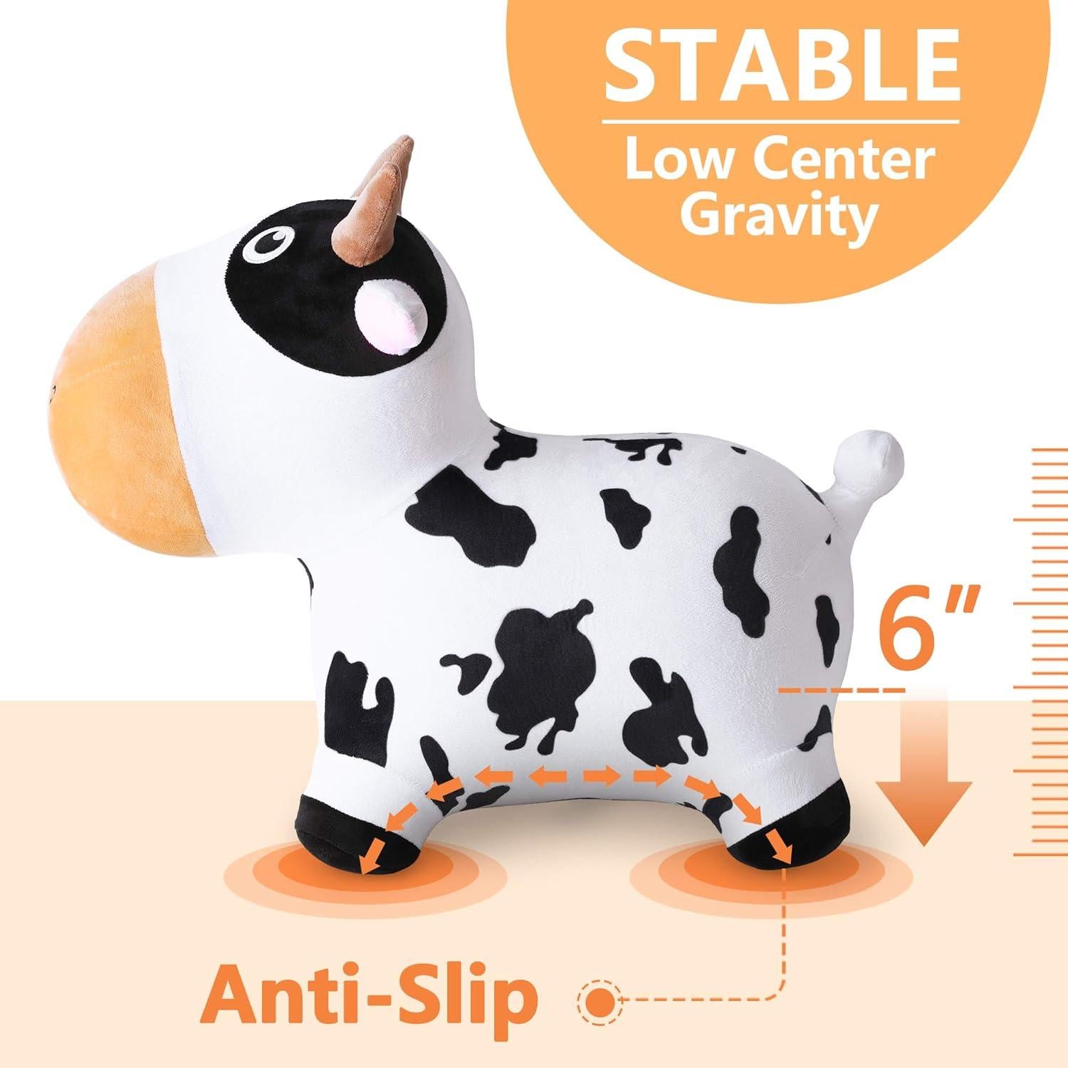 Juguete Inflable Vaca Lechera iPlay, iLearn 36x28x48cm