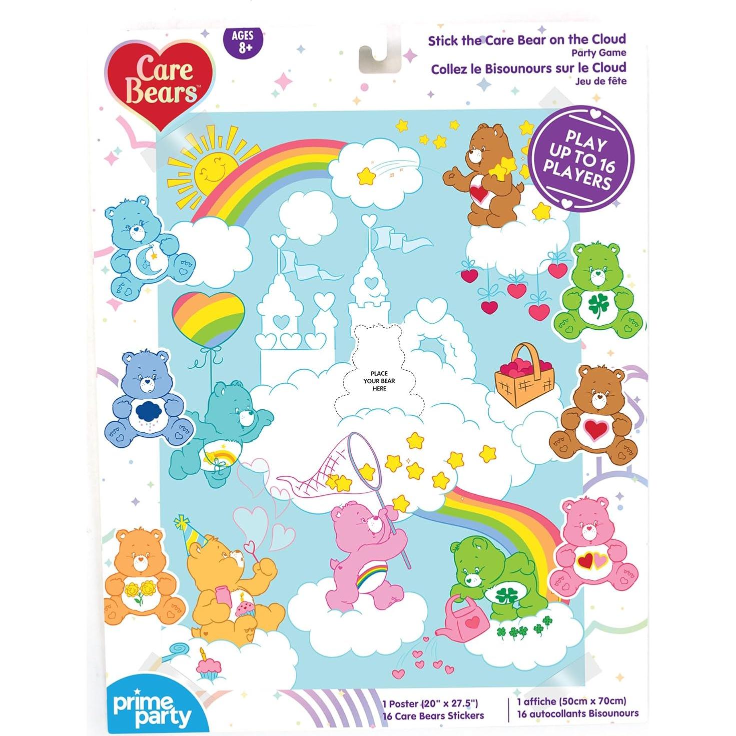 Juego de Fiesta Care Bears - Pin the Bear in the Clouds