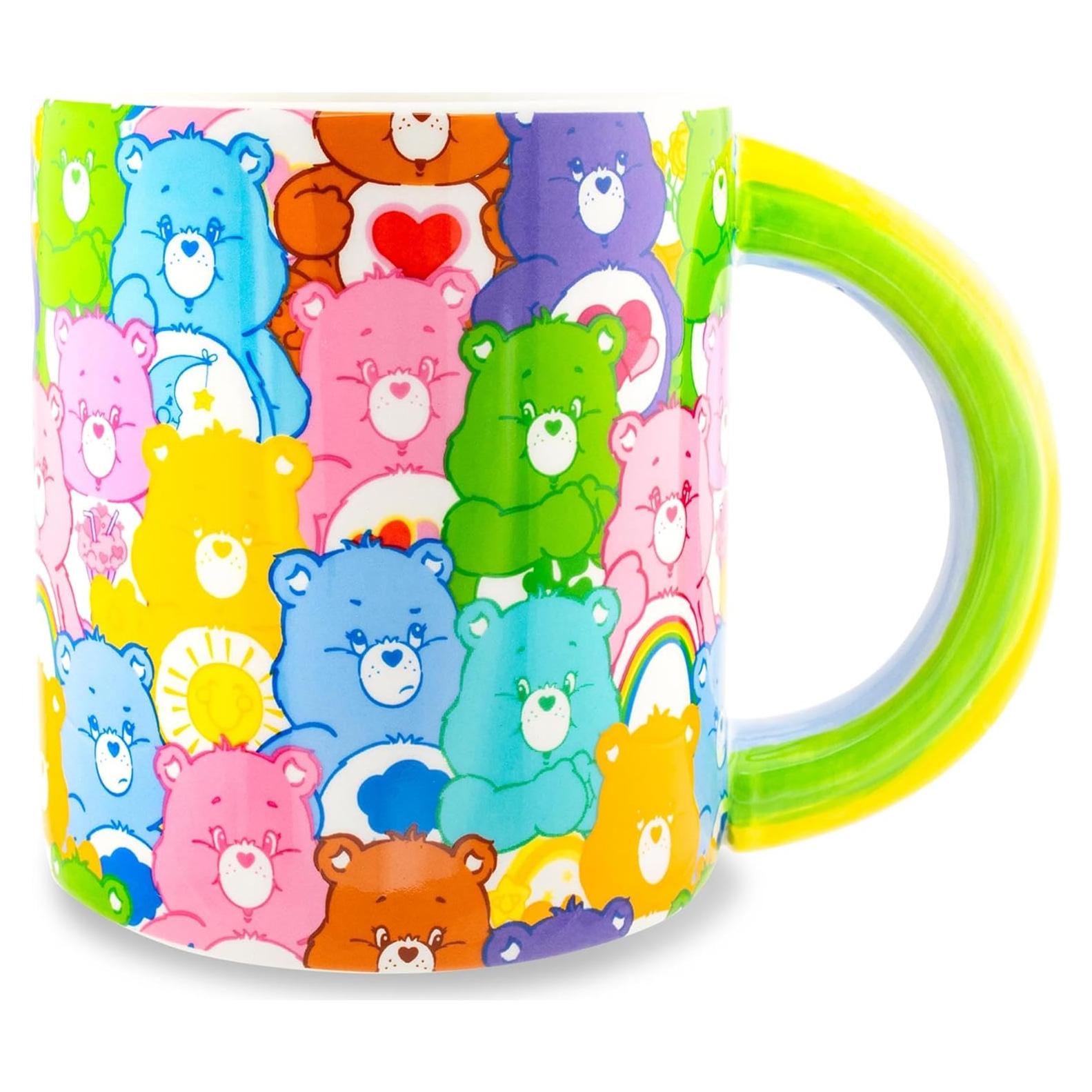 Taza de cerámica Care Bears Silver Buffalo 590ml arcoíris