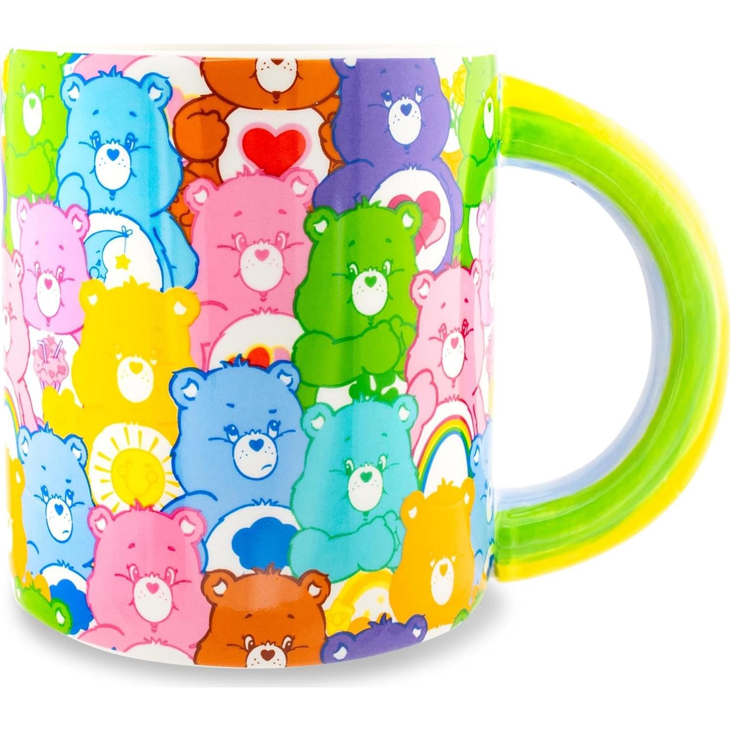 Taza de cerámica Care Bears Silver Buffalo 590ml arcoíris
