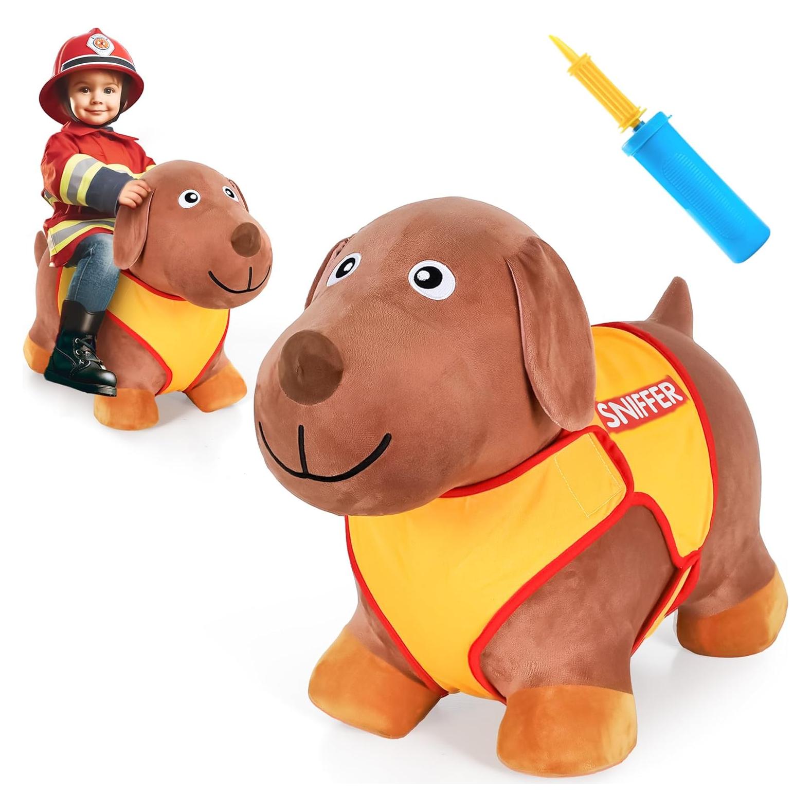 Perro Saltarín Inflable iPlay, iLearn 66x30x49cm para Niños