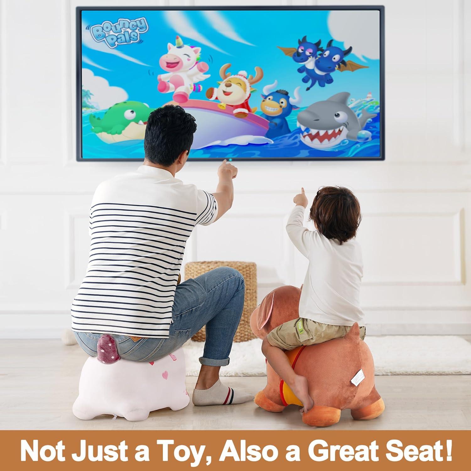 Perro Saltarín Inflable iPlay, iLearn 66x30x49cm para Niños