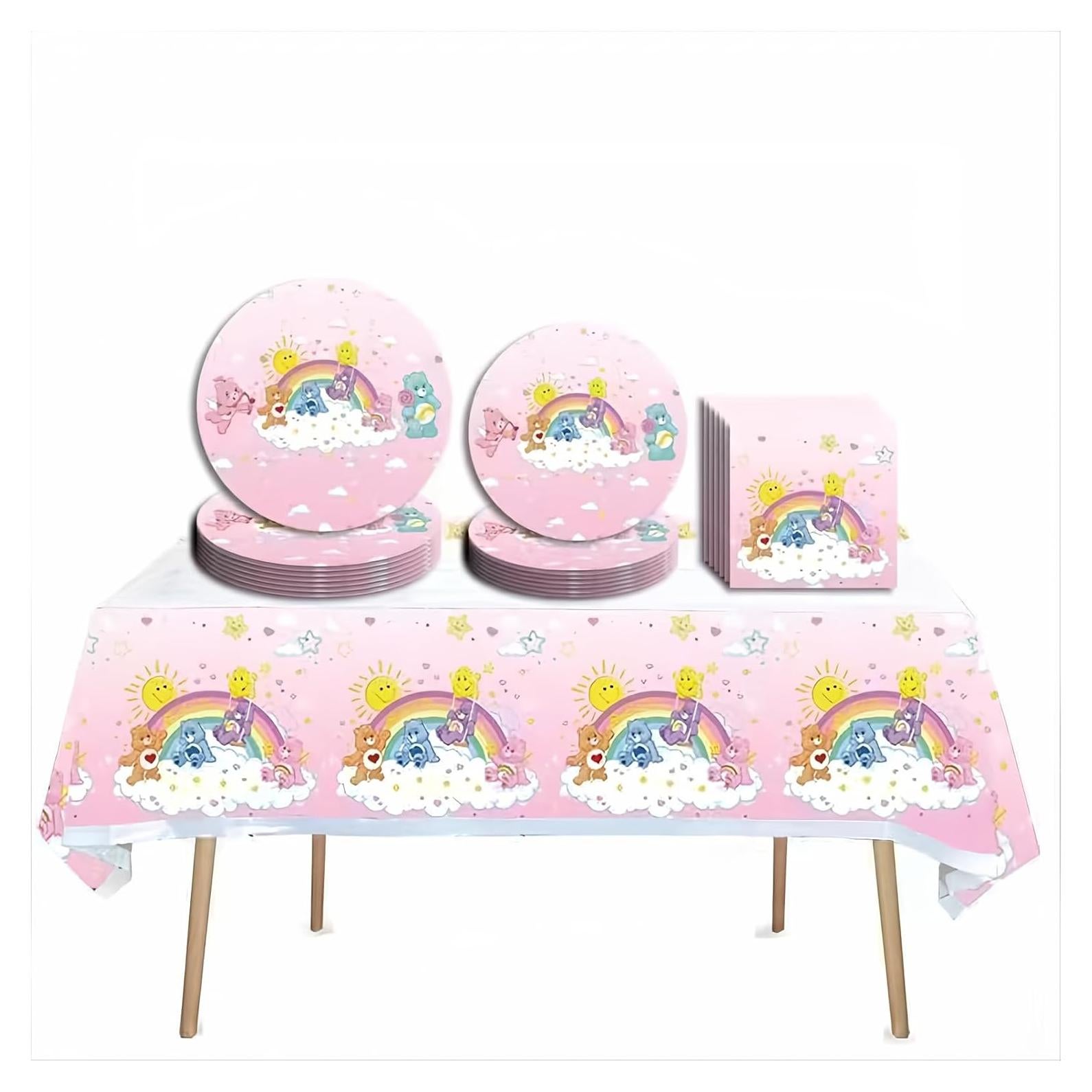 Suministros de Fiesta Oso Lindo MZHICH 41 Piezas Cumpleaños