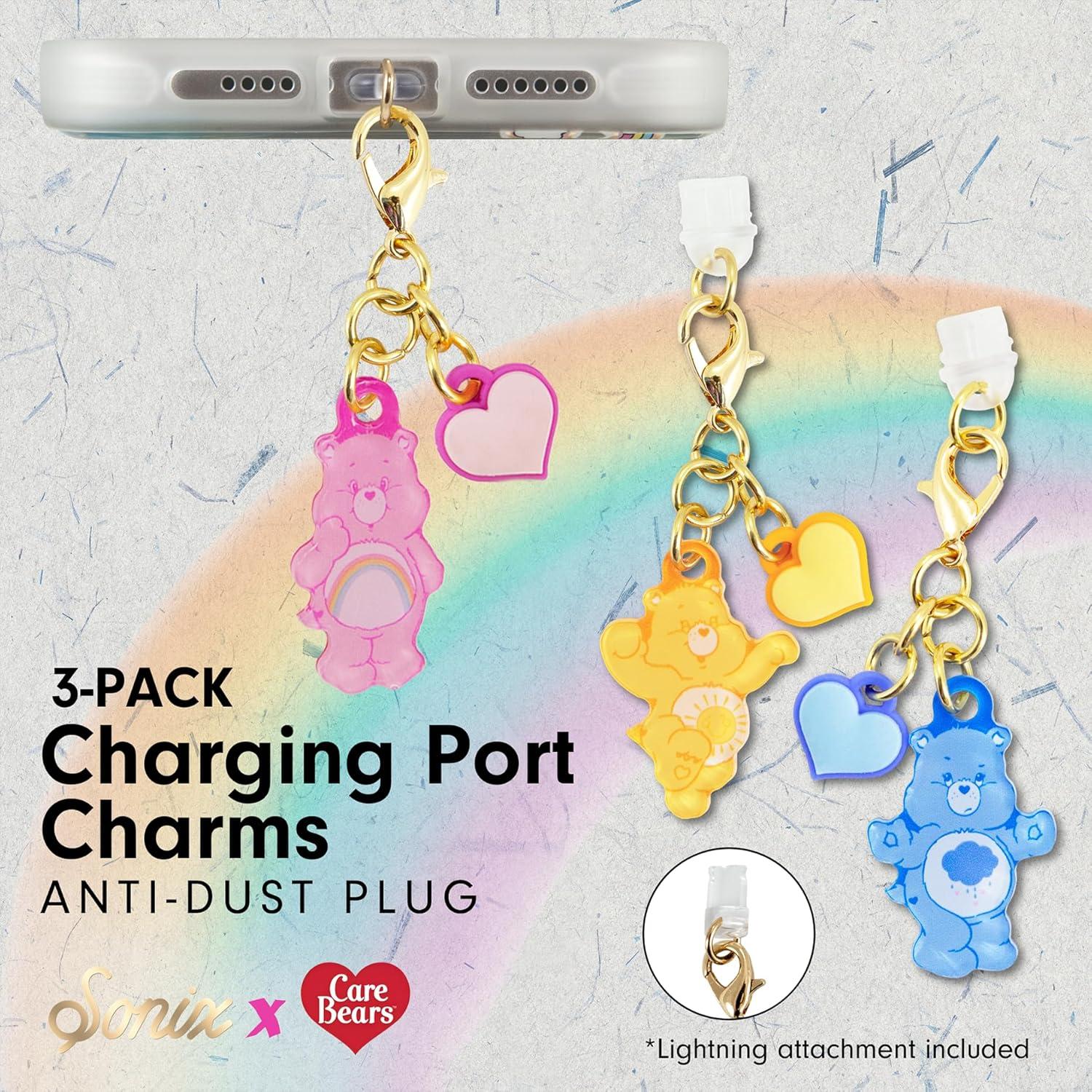 Tapones de Polvo Sonix - Carga USB-C y Lightning - Care Bears