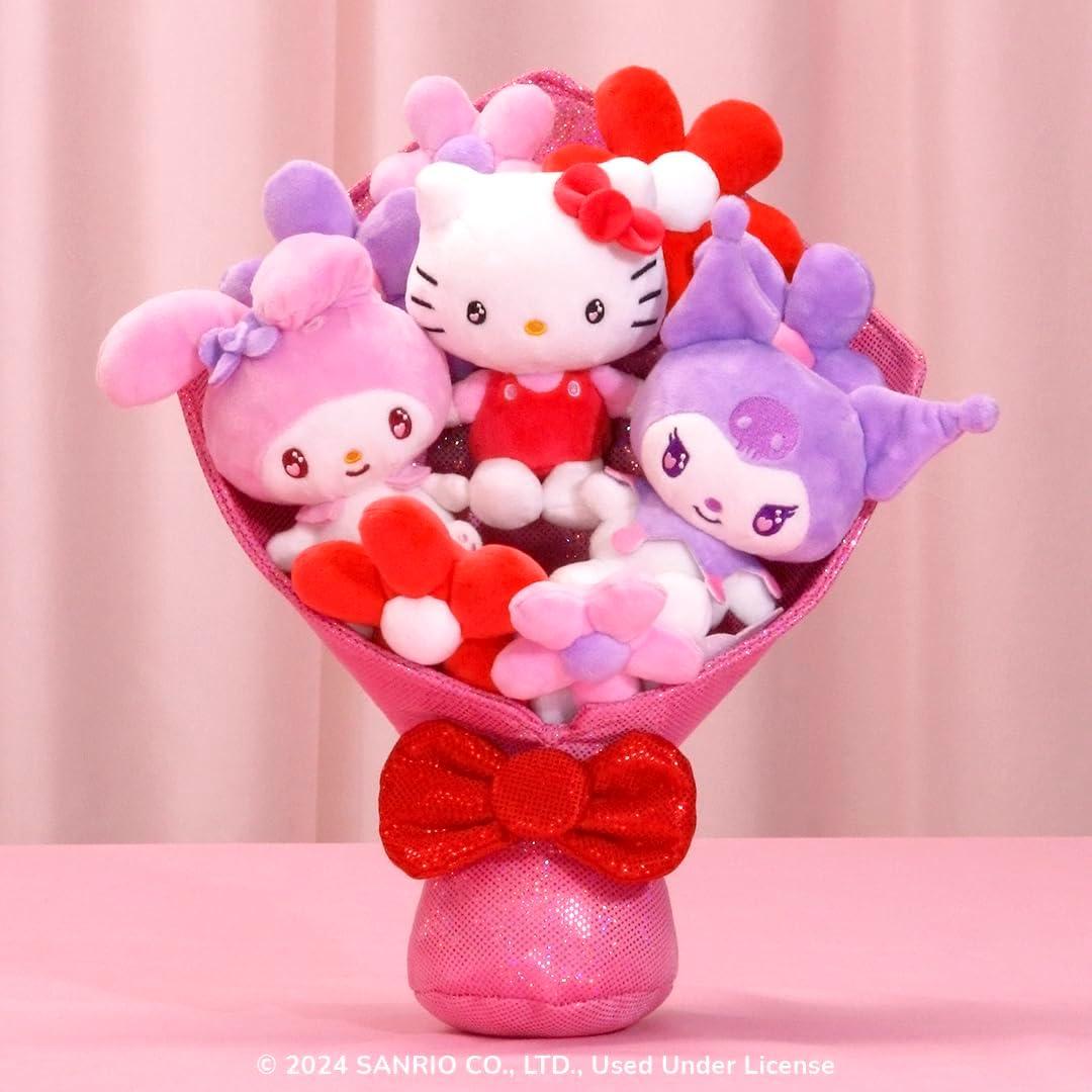 Ramo de San Valentín de Peluche Hello Kitty - 9 peluches