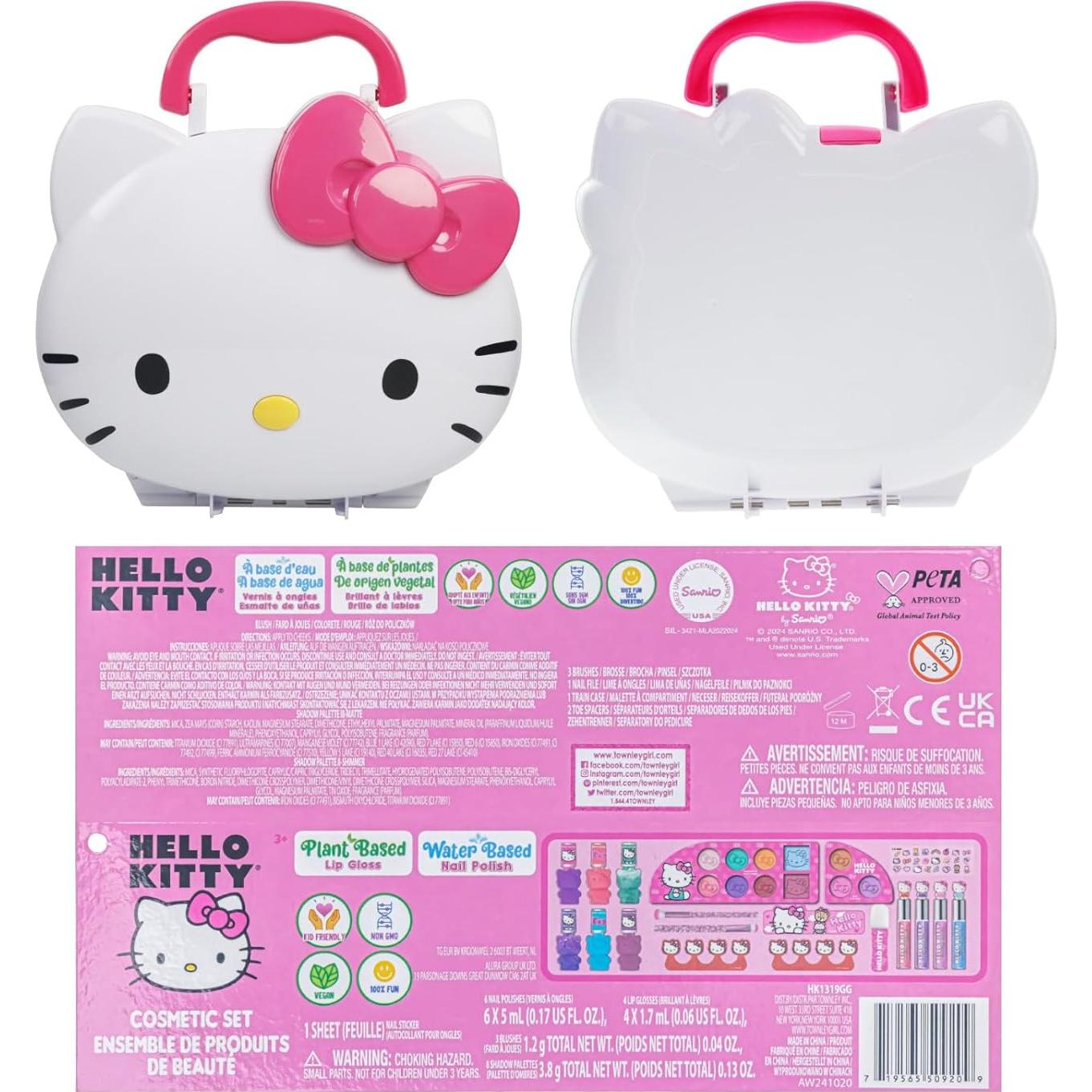 Juego de Maquillaje Iluminado Hello Kitty Townley Girl 3+