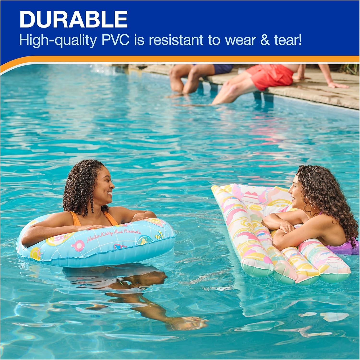 Flotador de piscina Suntanner Hello Kitty Swimways 178x58 cm