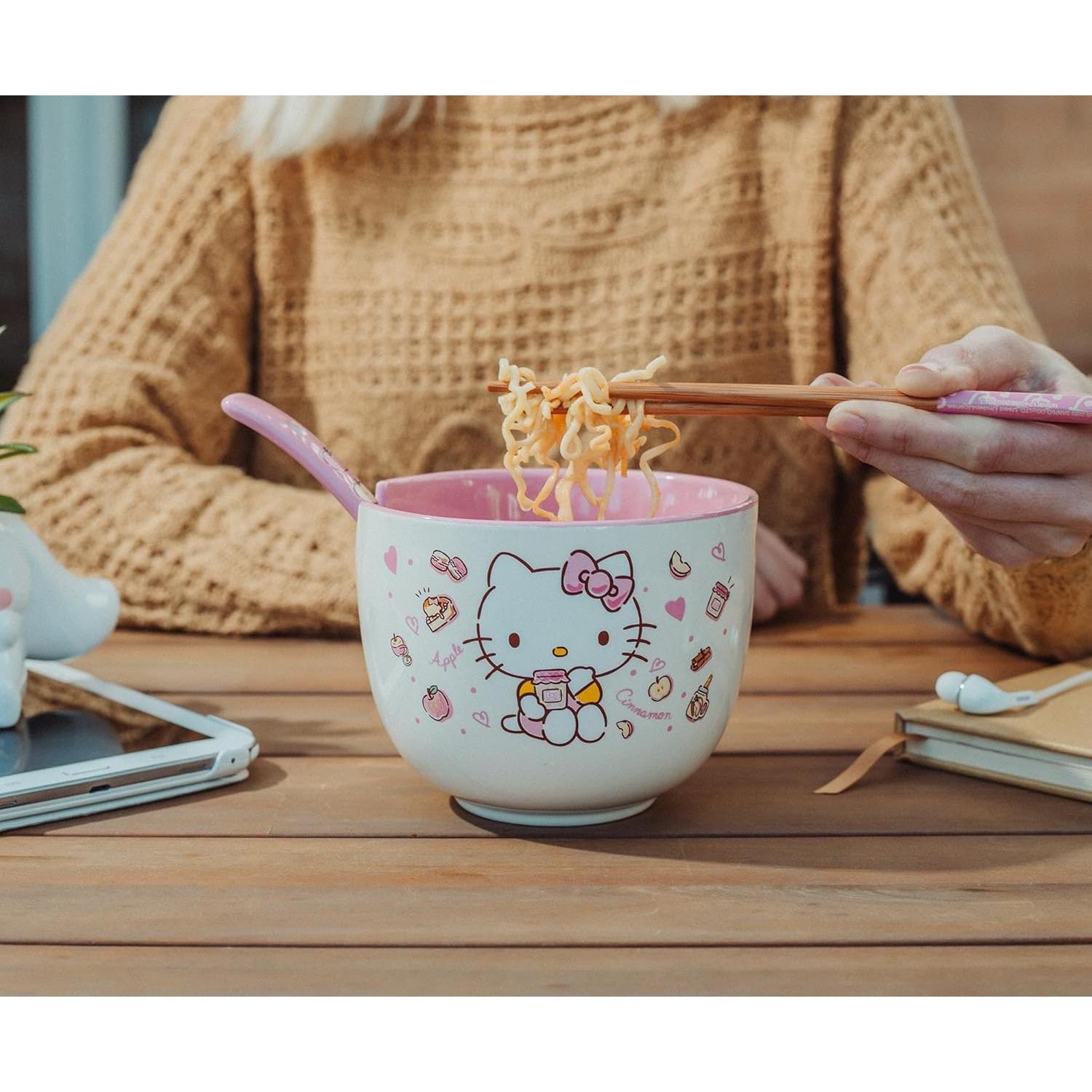 Tazón Cerámica Ramen Hello Kitty 20 oz Manzana y Canela
