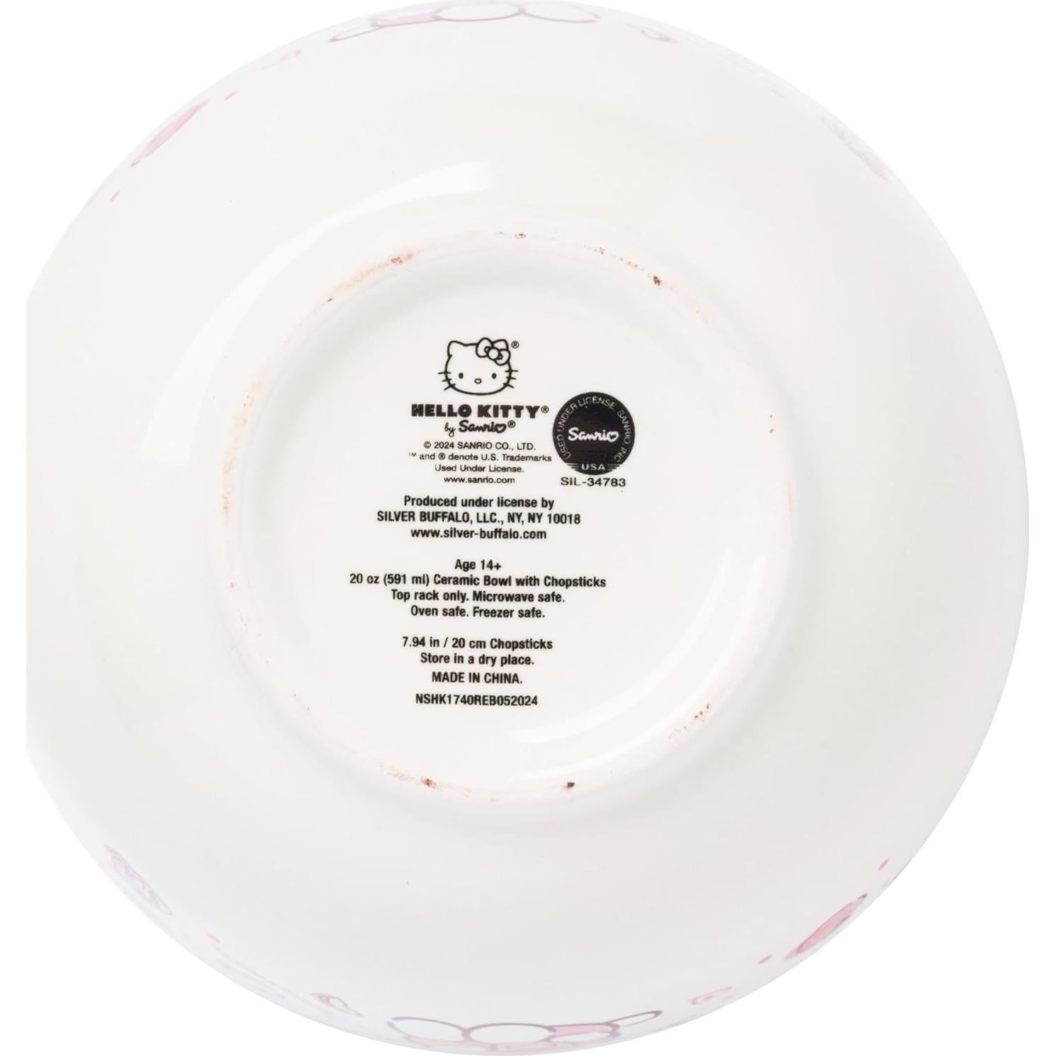 Tazón Cerámica Ramen Hello Kitty 20 oz Manzana y Canela