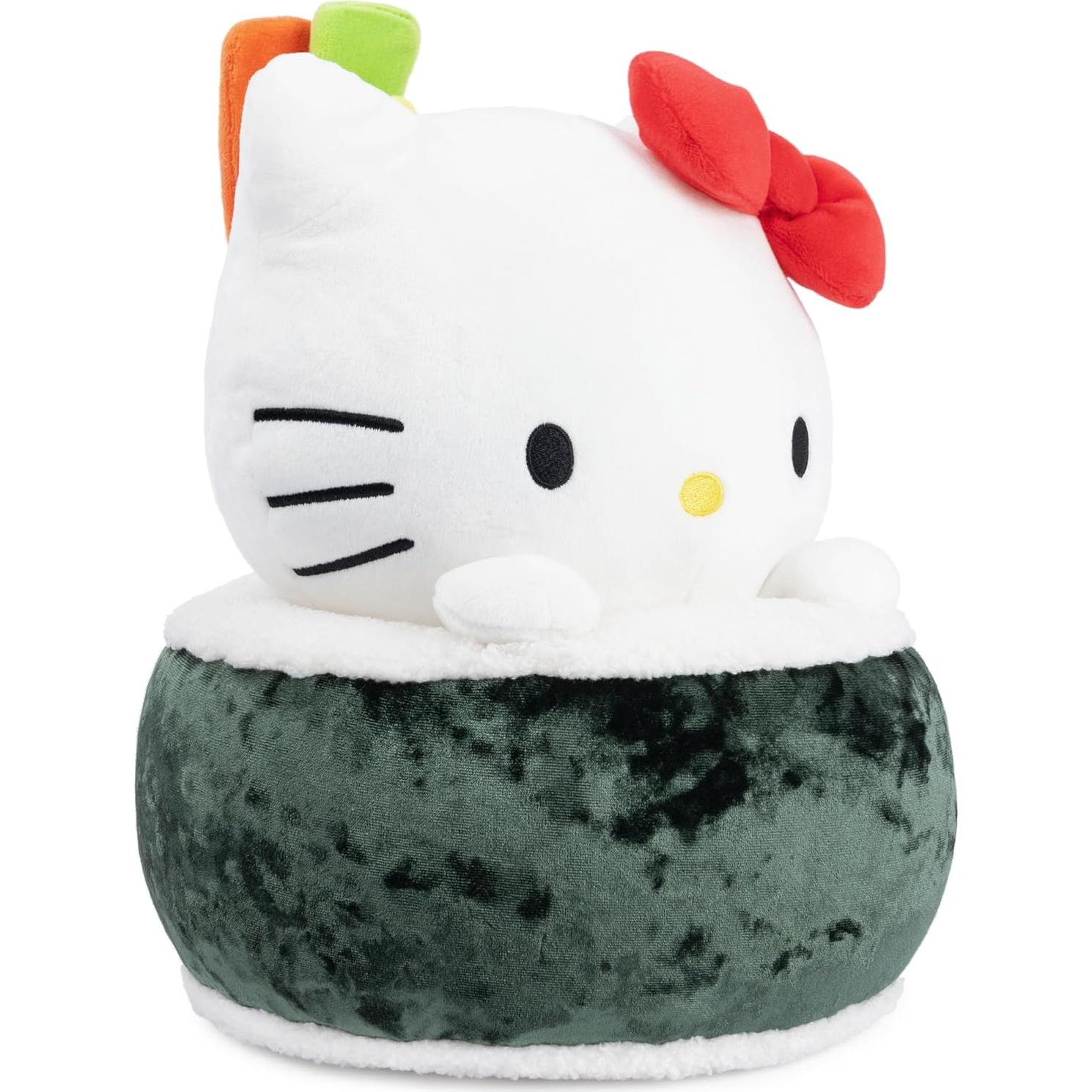 Peluche Sushi Hello Kitty GUND 25.4 cm Verde/Blanco