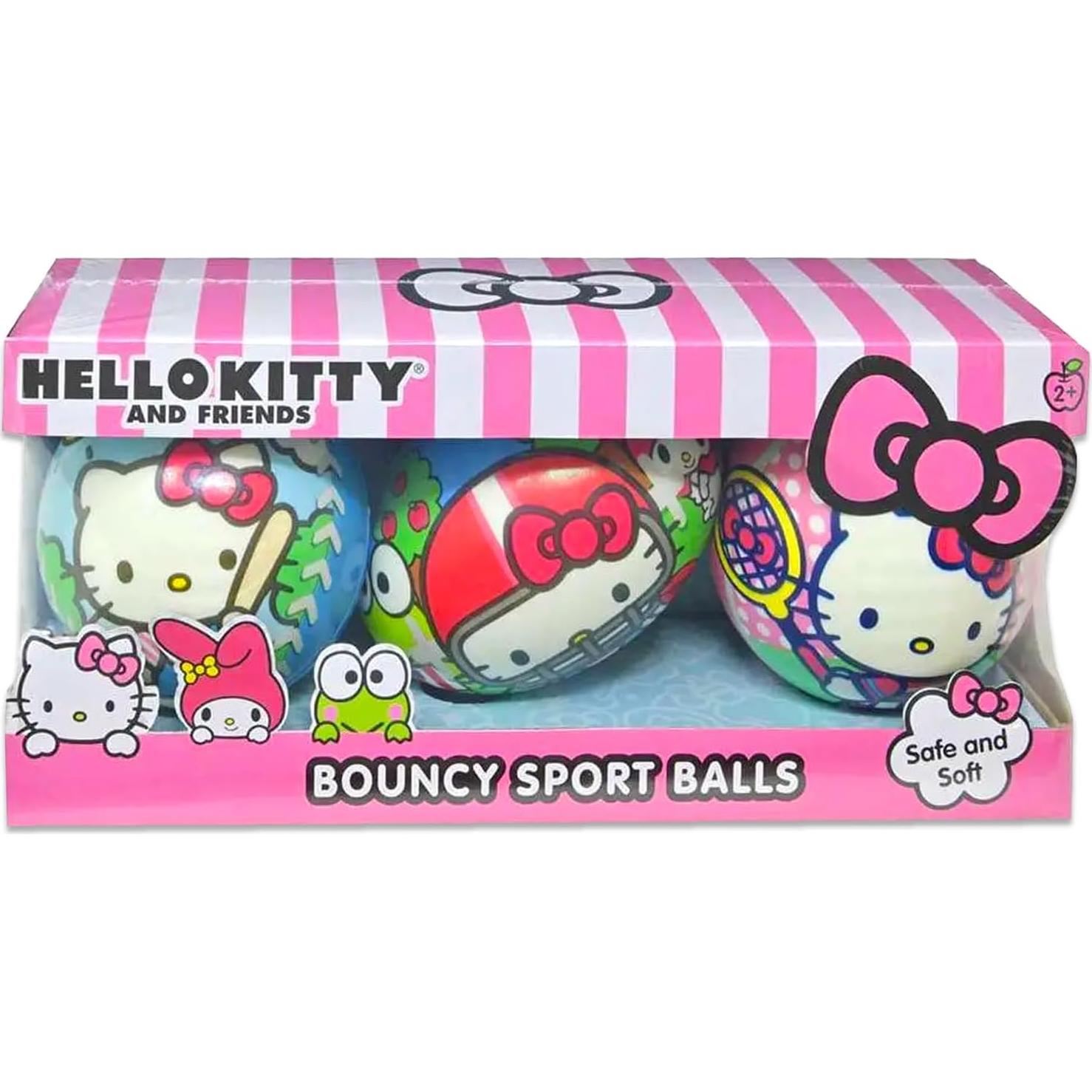 Set de Juguetes de Exterior Hello Kitty - 3 Pelotas y Cuerda