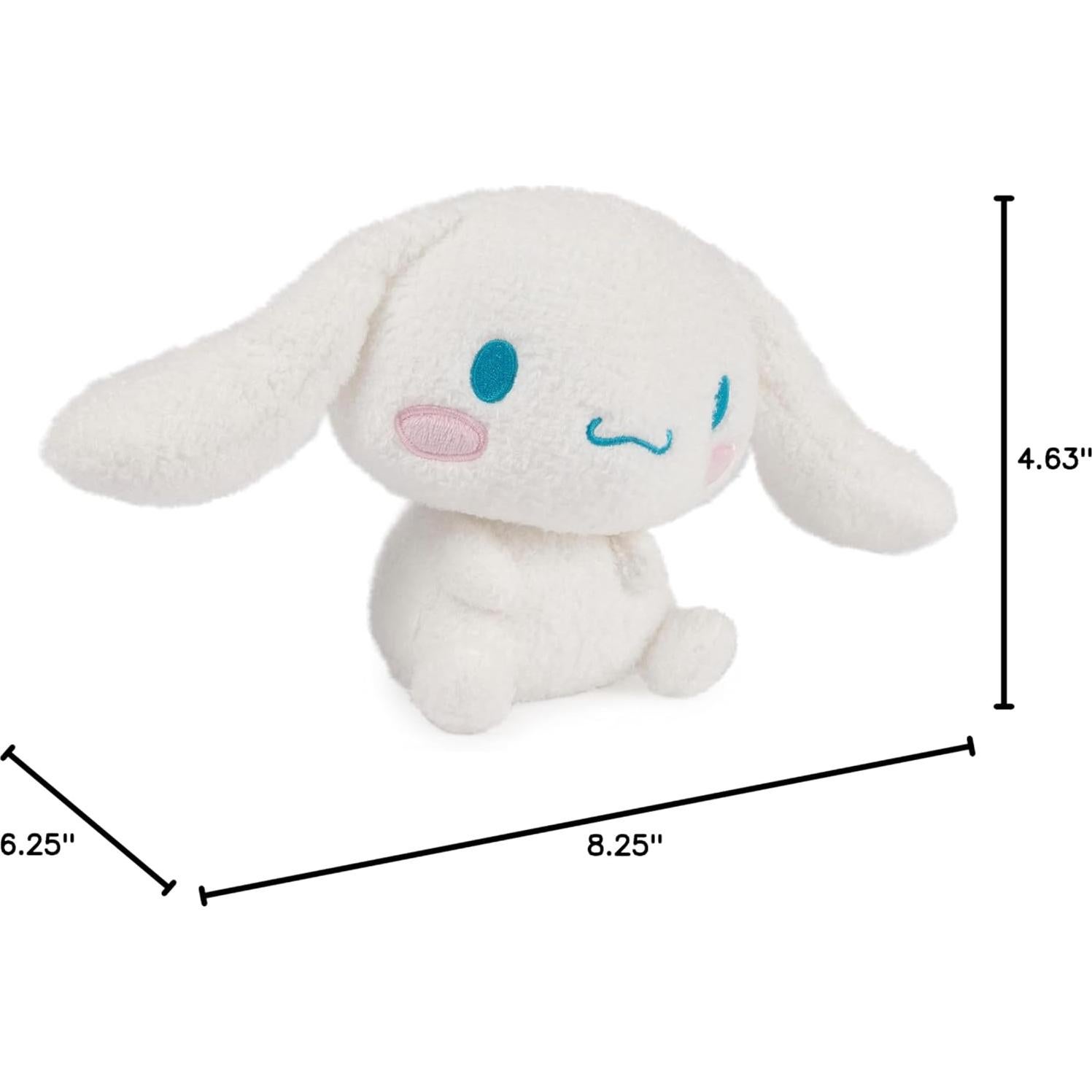 Peluche Cinnamoroll GUND 15 cm Blanco Suave para Niños
