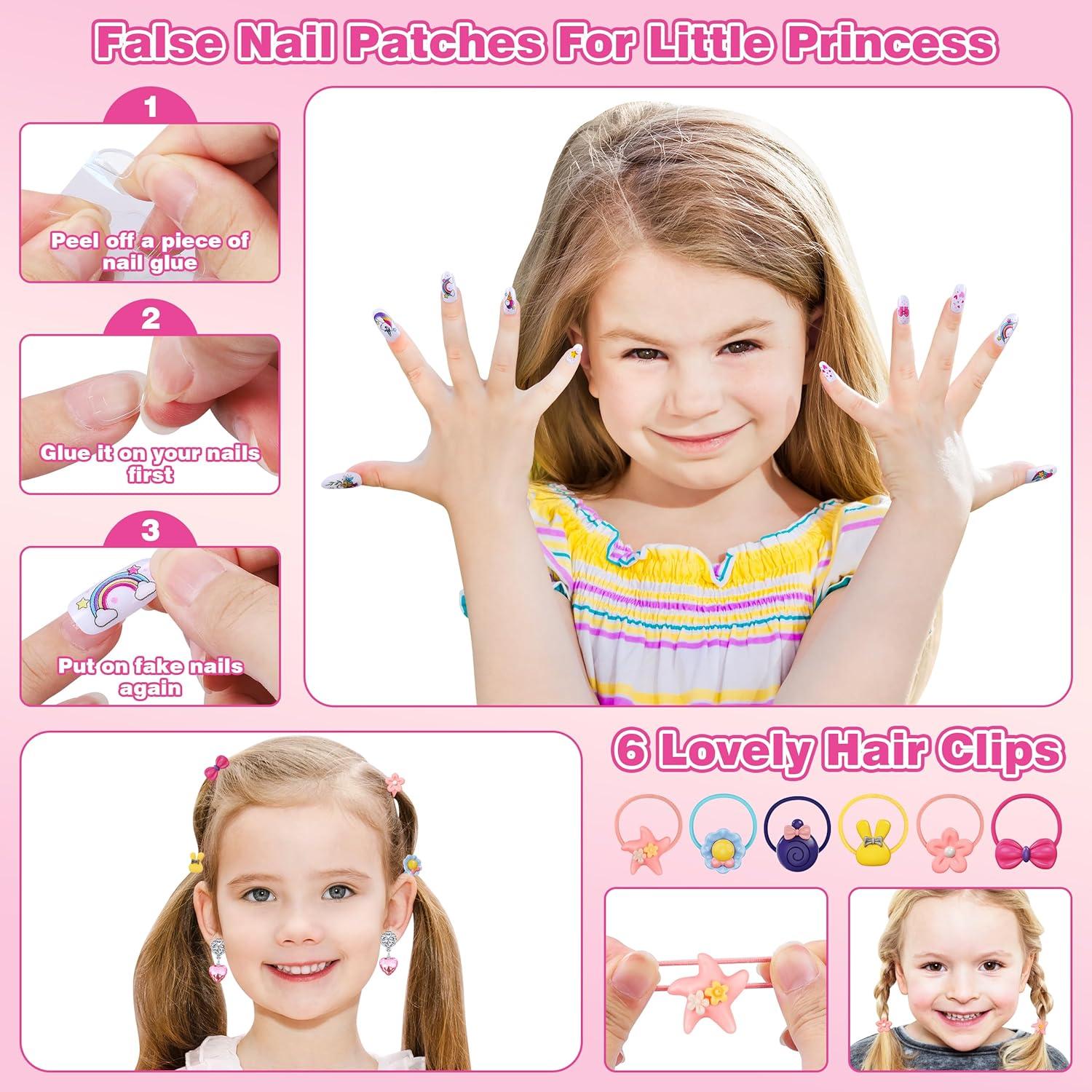 Kit de Maquillaje para Niñas 99 Piezas Kuovei - Cosméticos Lavables