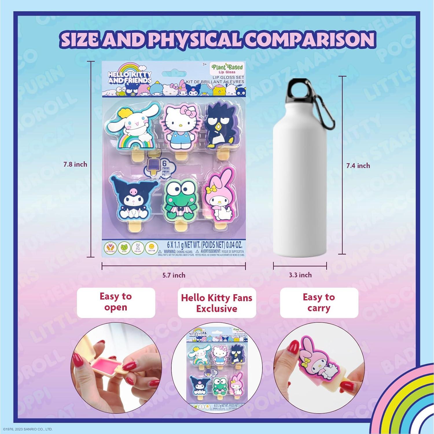 Set de 6 Brillos Labiales Townley Girl Hola Kitty 3+