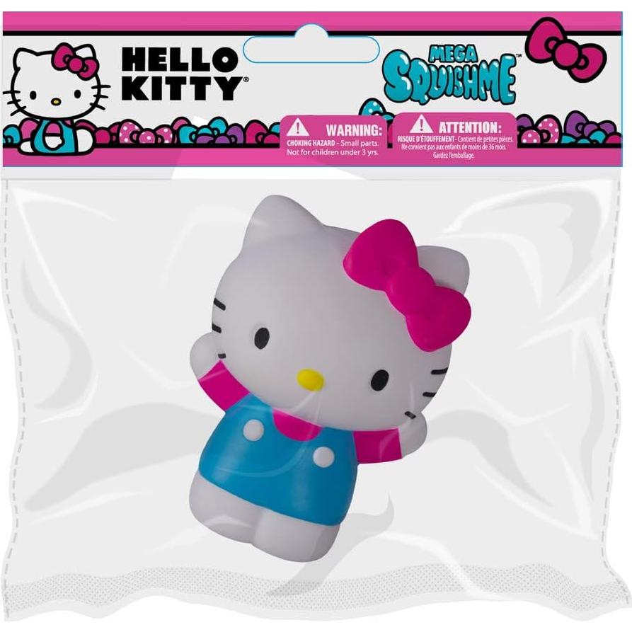 Figura SquishMe Hello Kitty 15.24 cm Just Toys - Espuma Viscoelástica