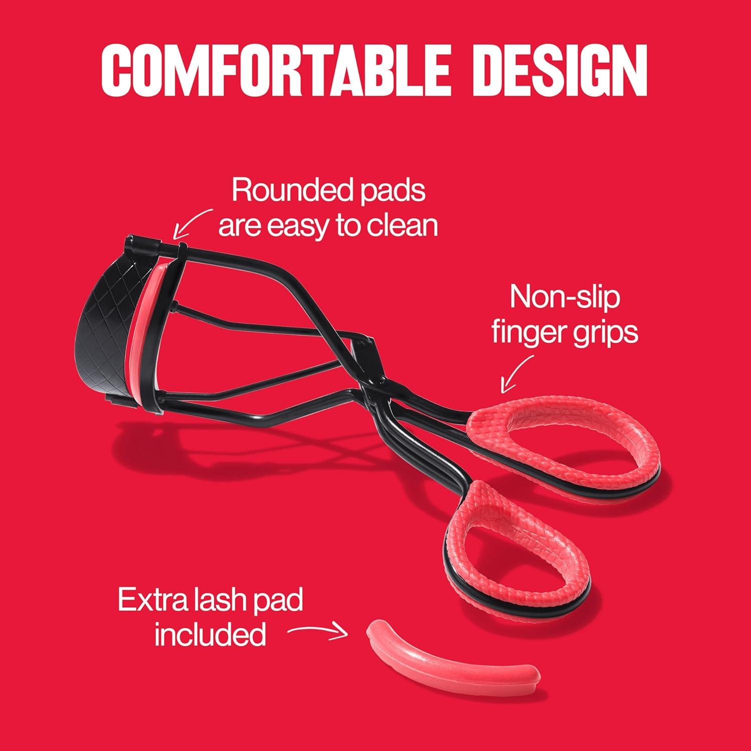 Rizador de Pestañas Revlon Extra Curl, Acero Inoxidable