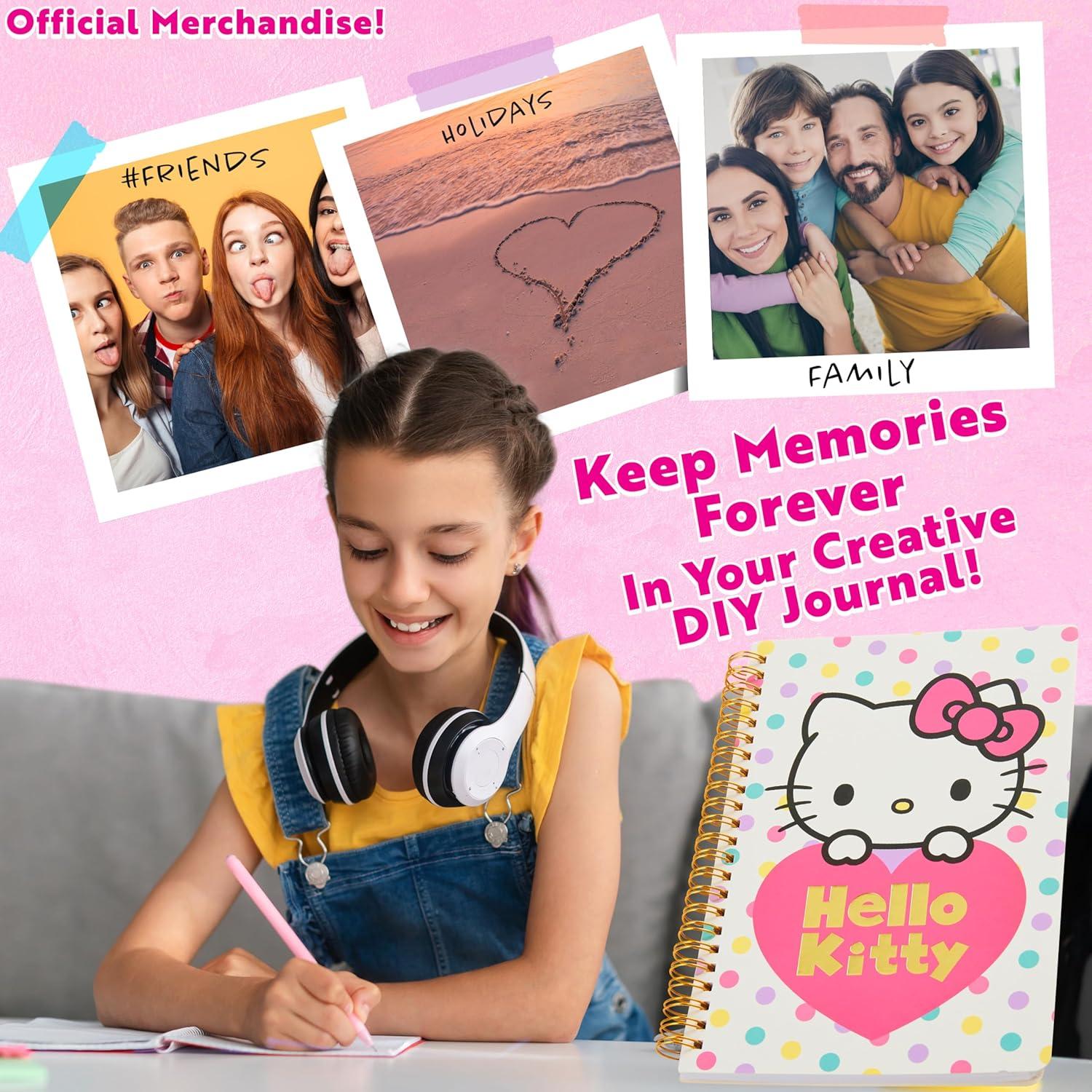Kit de Diario DIY Hello Kitty A5 con Accesorios Kawaii