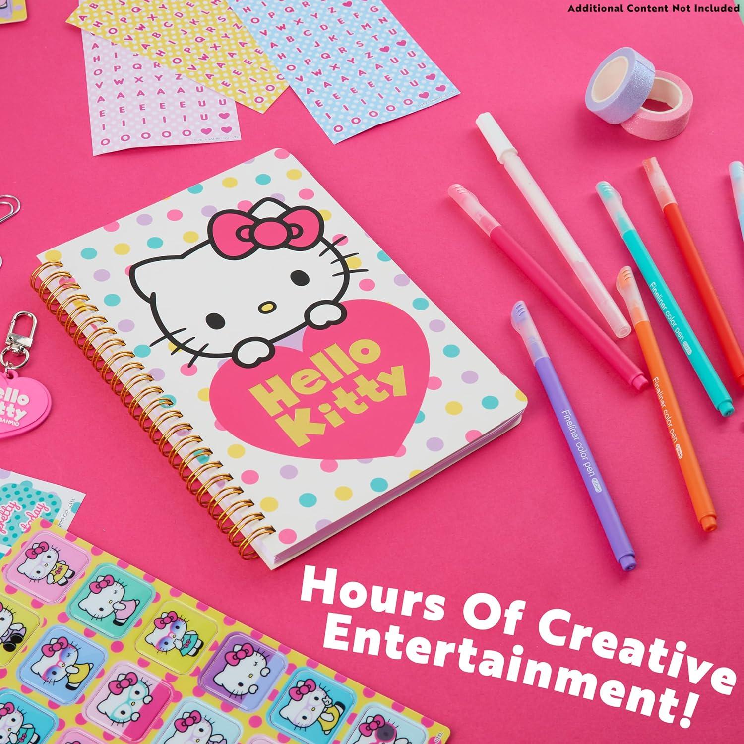 Kit de Diario DIY Hello Kitty A5 con Accesorios Kawaii