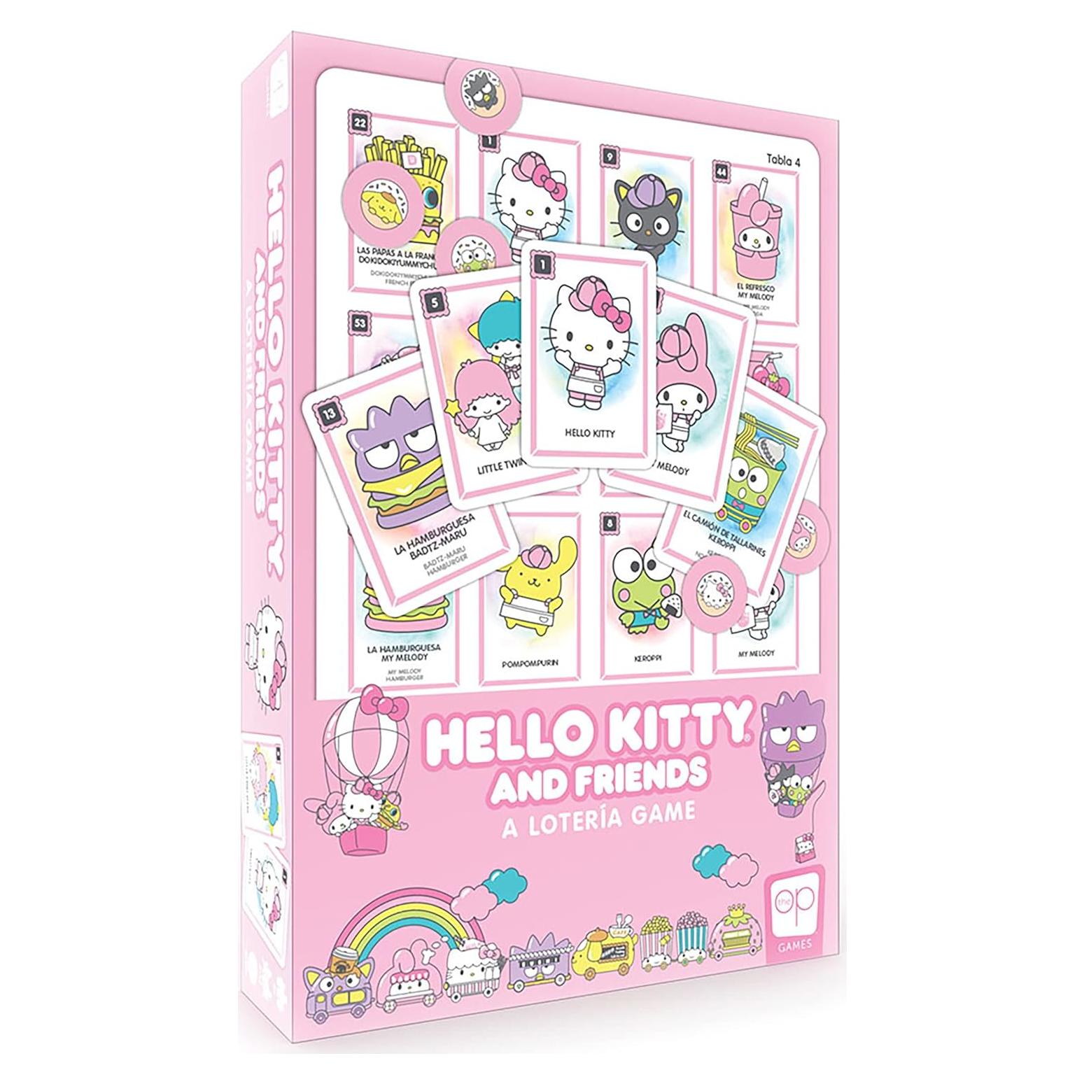 Juego de Lotería Hello Kitty - Bingo Bilingüe 54 Cartas