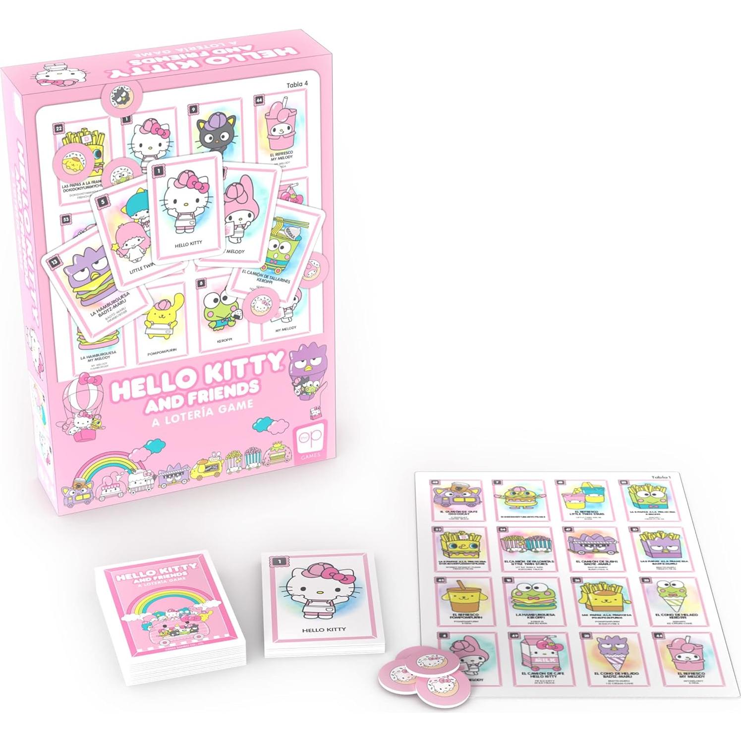 Juego de Lotería Hello Kitty - Bingo Bilingüe 54 Cartas