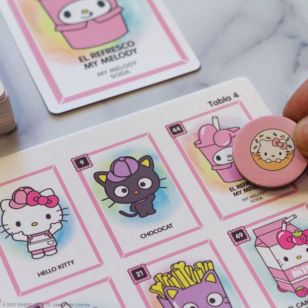 Juego de Lotería Hello Kitty - Bingo Bilingüe 54 Cartas