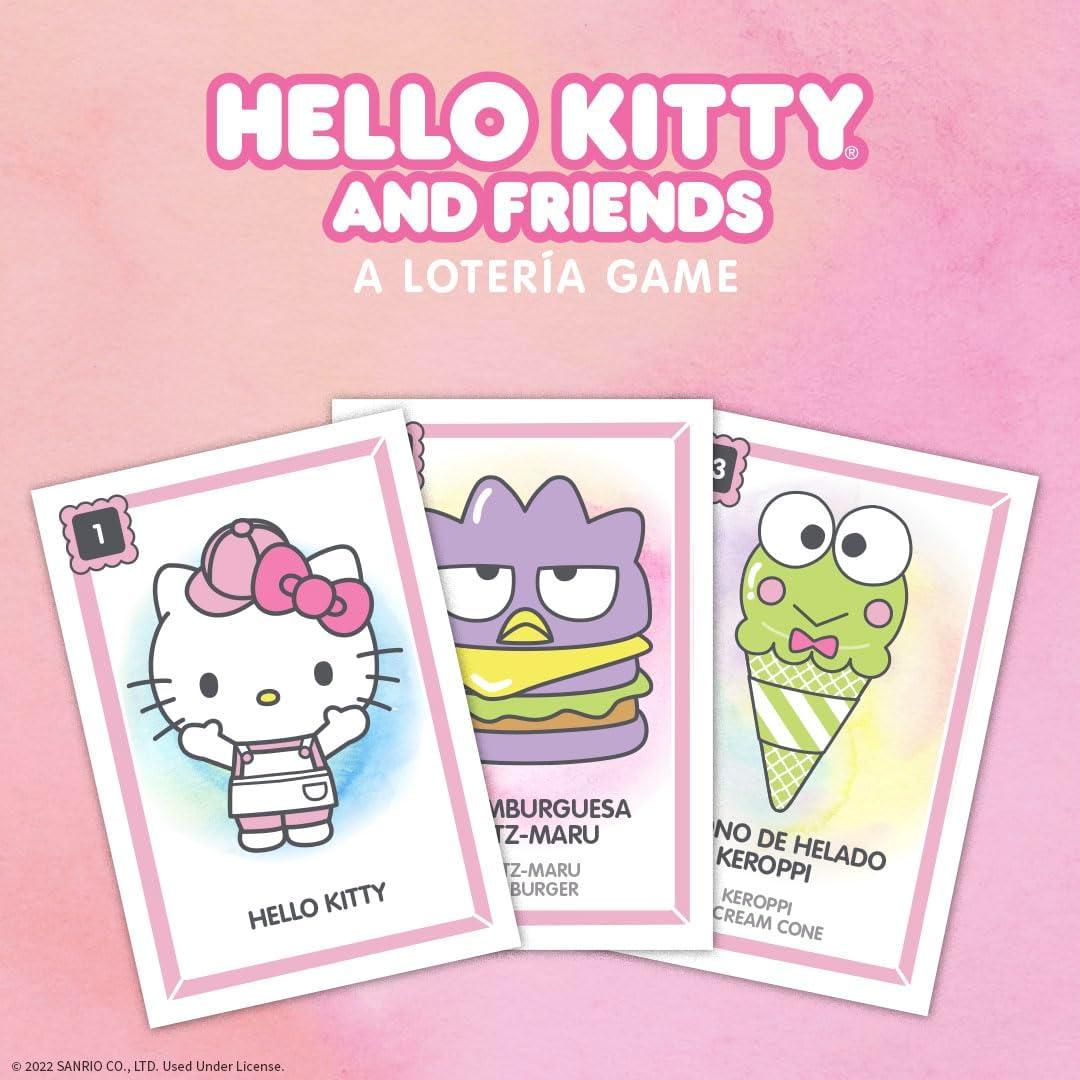 Juego de Lotería Hello Kitty - Bingo Bilingüe 54 Cartas