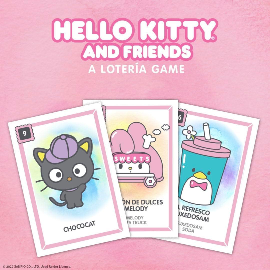 Juego de Lotería Hello Kitty - Bingo Bilingüe 54 Cartas