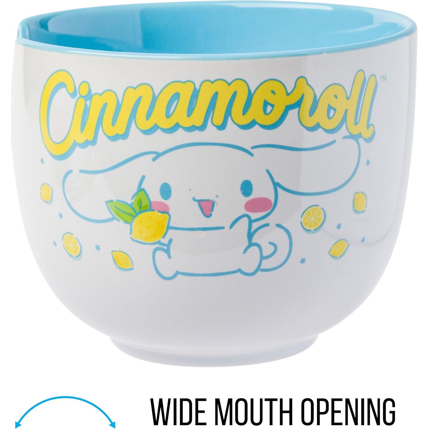 Tazón de Cerámica para Ramen Cinnamoroll 20 Onzas Silver Buffalo