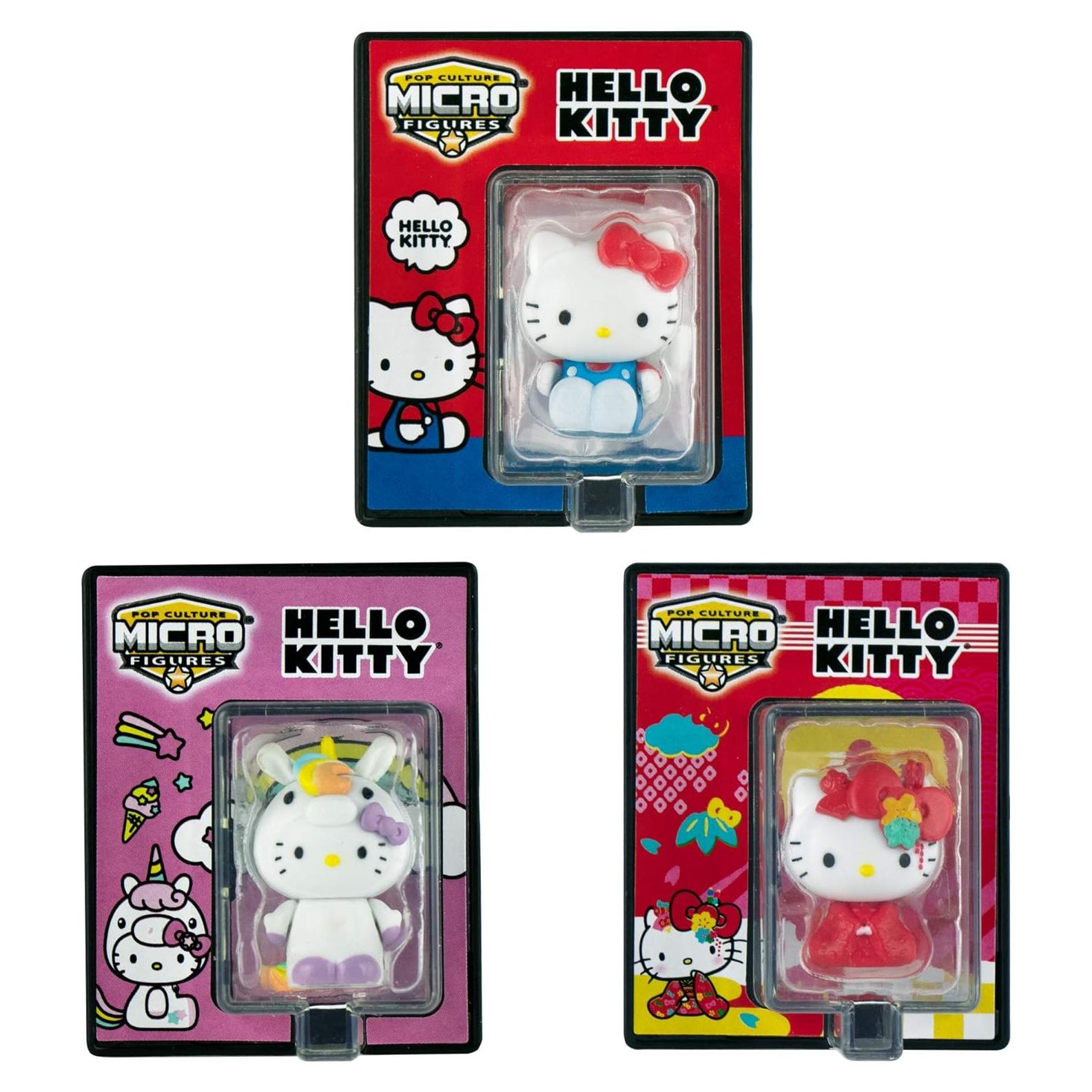 Conjunto de 3 Figuras Micro Hello Kitty - Super Impulse