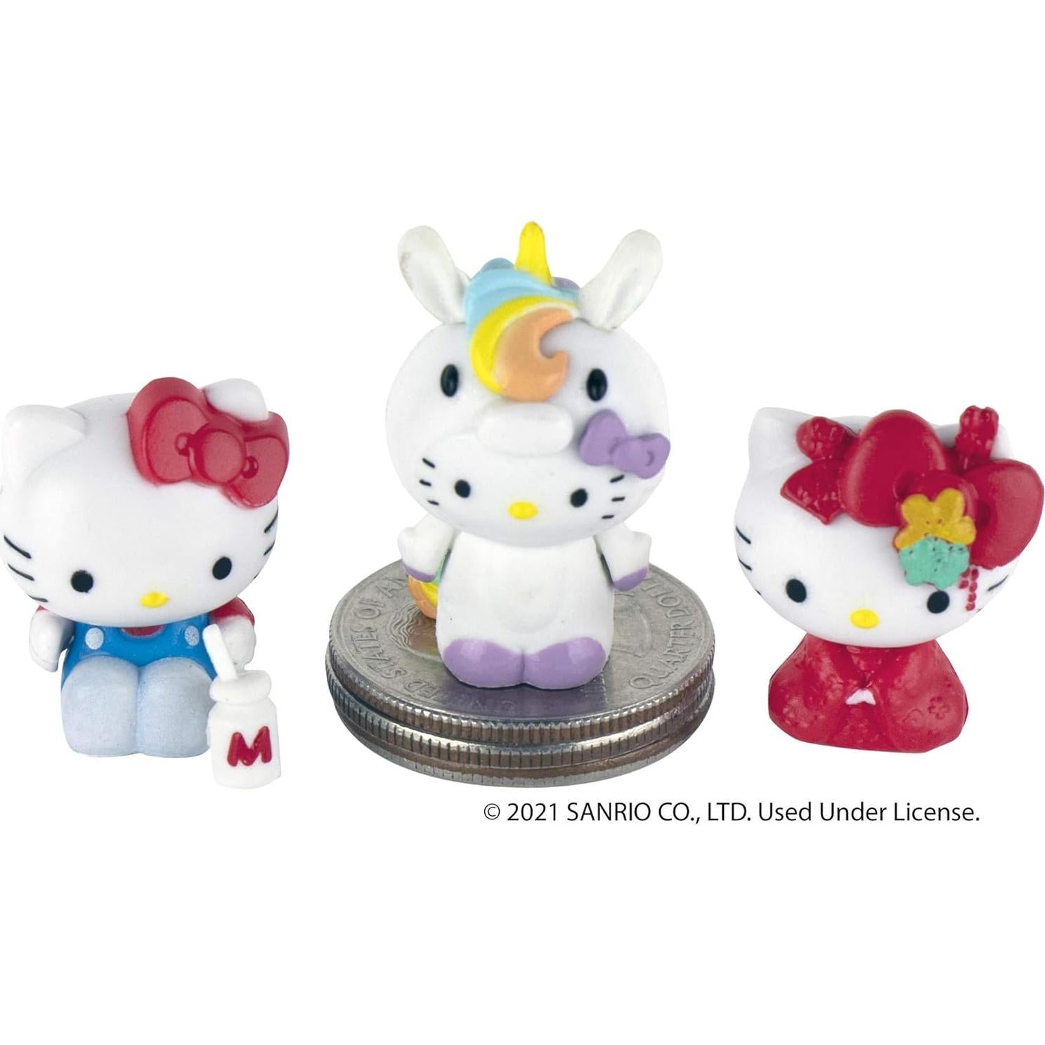 Conjunto de 3 Figuras Micro Hello Kitty - Super Impulse