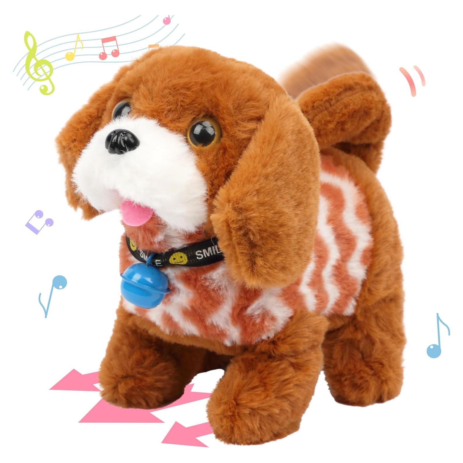 Perro Interactivo Hopearl Golden Retriever 17.78 cm Marrón