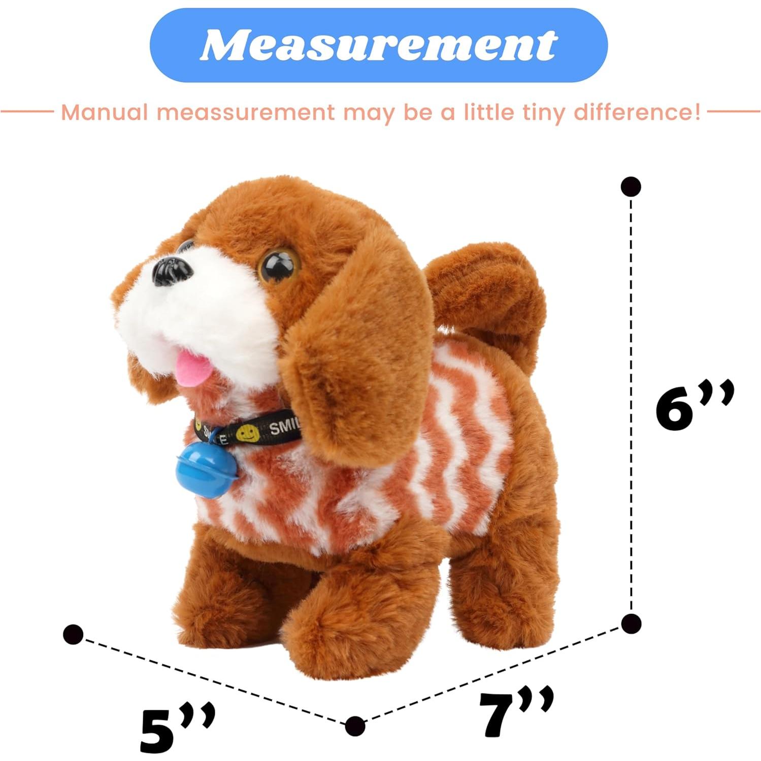 Perro Interactivo Hopearl Golden Retriever 17.78 cm Marrón