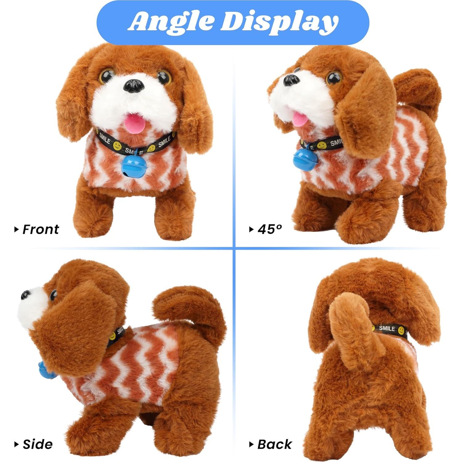 Perro Interactivo Hopearl Golden Retriever 17.78 cm Marrón