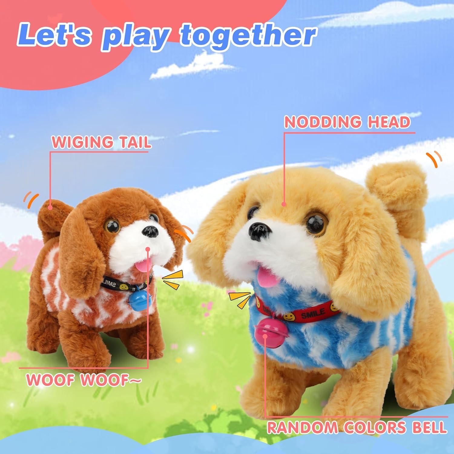 Perro Interactivo Hopearl Golden Retriever 17.78 cm Marrón