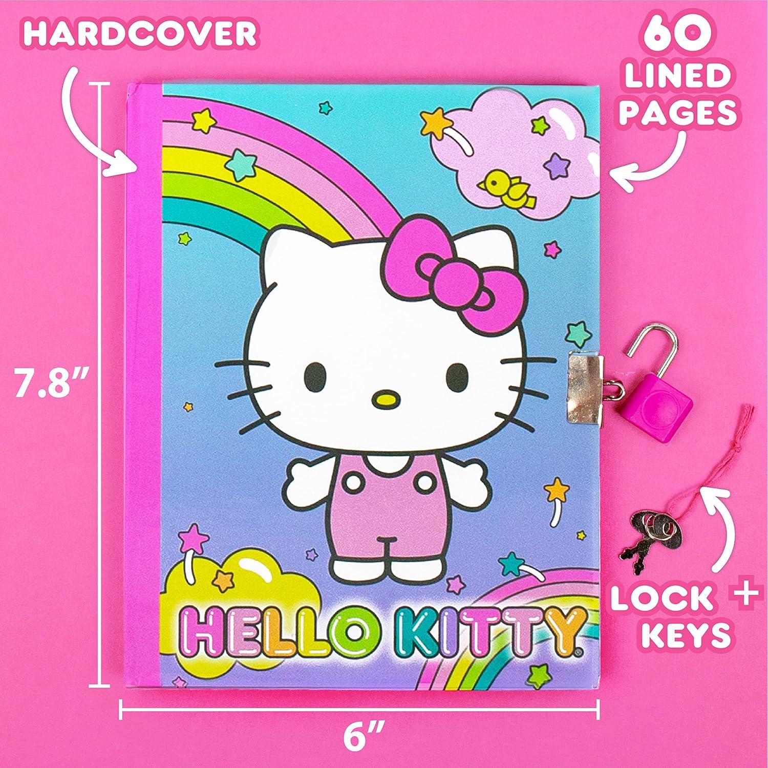 Diario Press N' Pop Hello Kitty con Juguete Antiestrés 60 Hojas